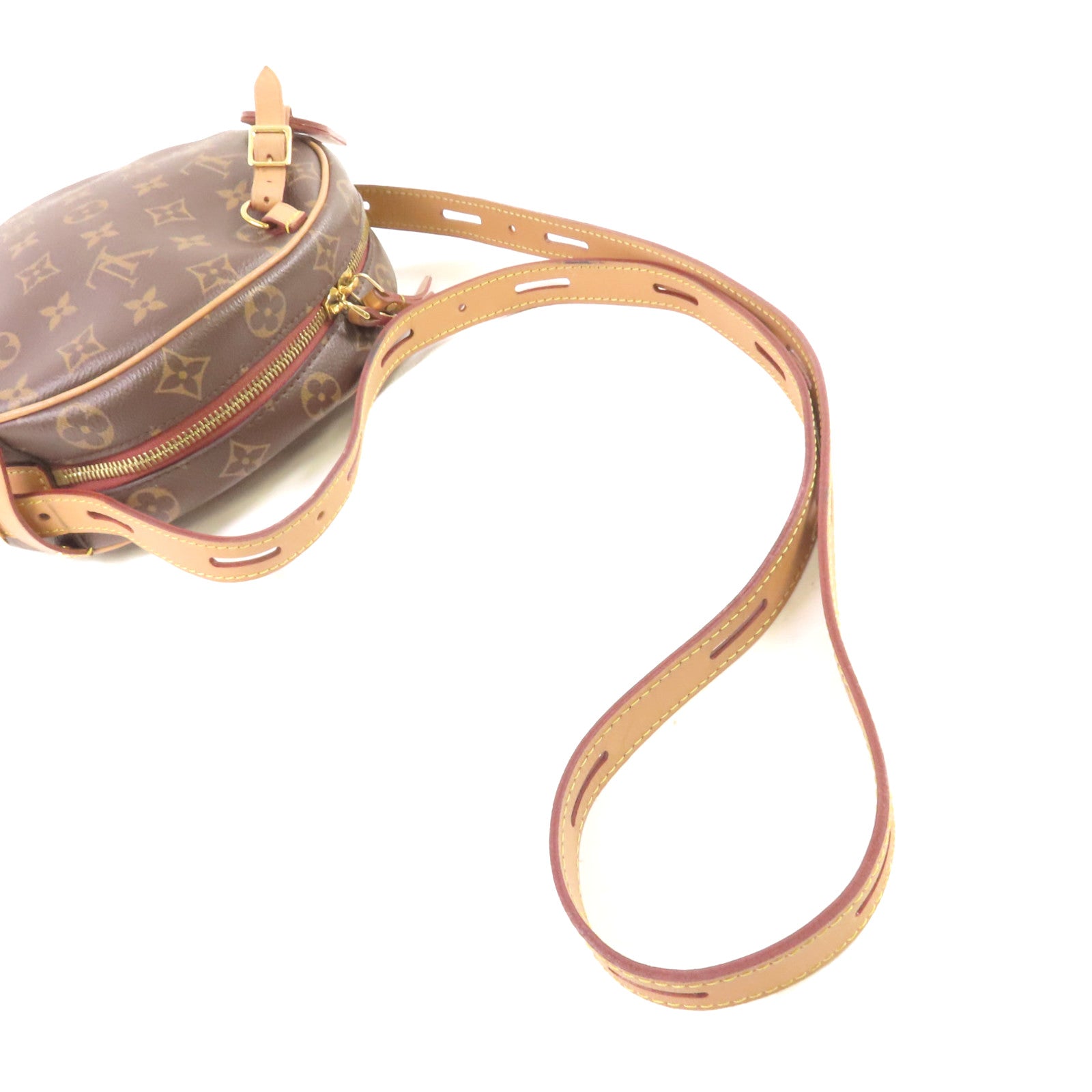 LOUIS VUITTON 【激減優惠】Monogram Boite Chapeau Souple MM Shoulder Bag金扣肩背袋啡色