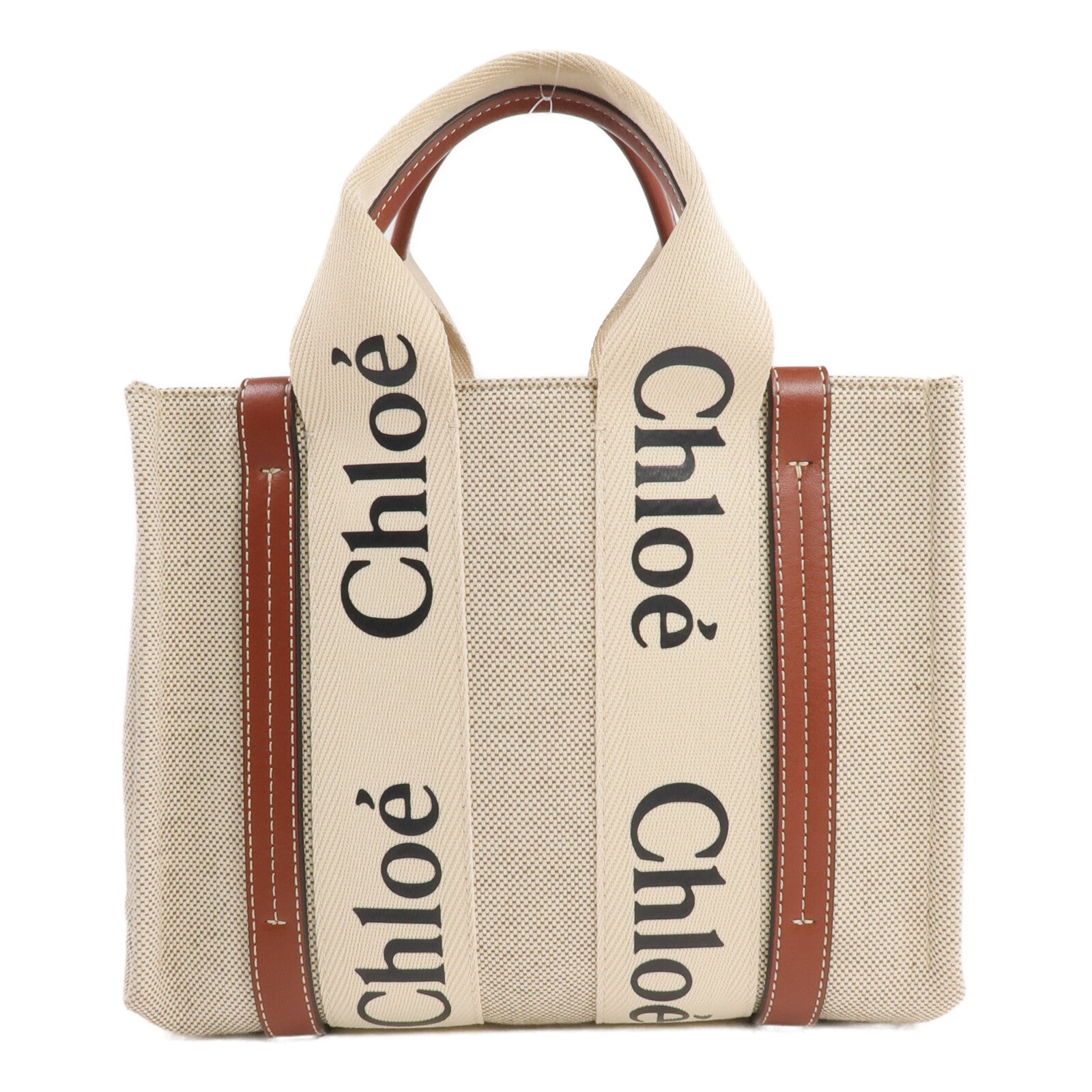 Chloe 帆布Woody Small Tote Bag手挽袋