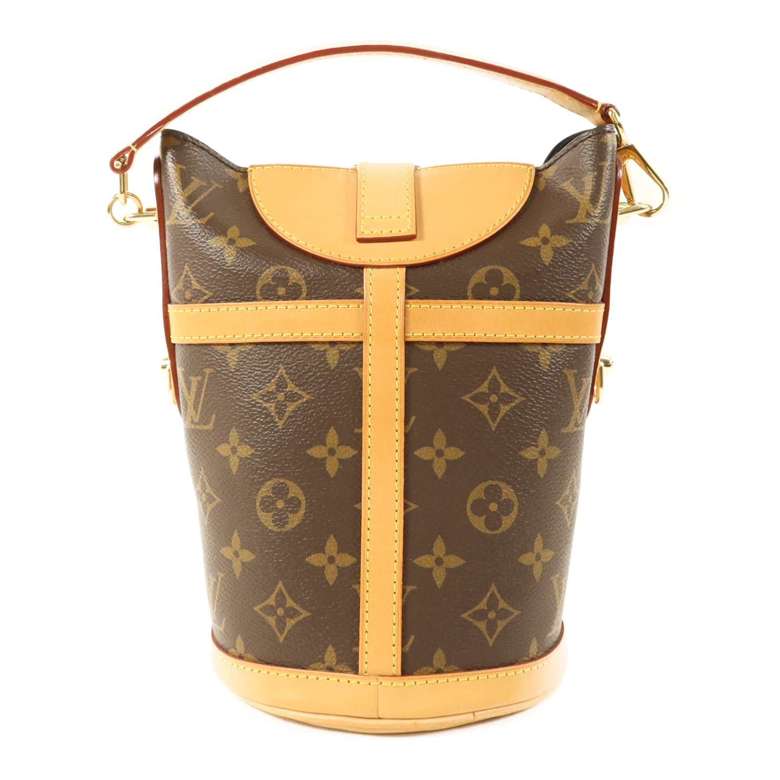 LOUIS VUITTON Monogram Duffle Bag金扣手挽肩背兩用袋