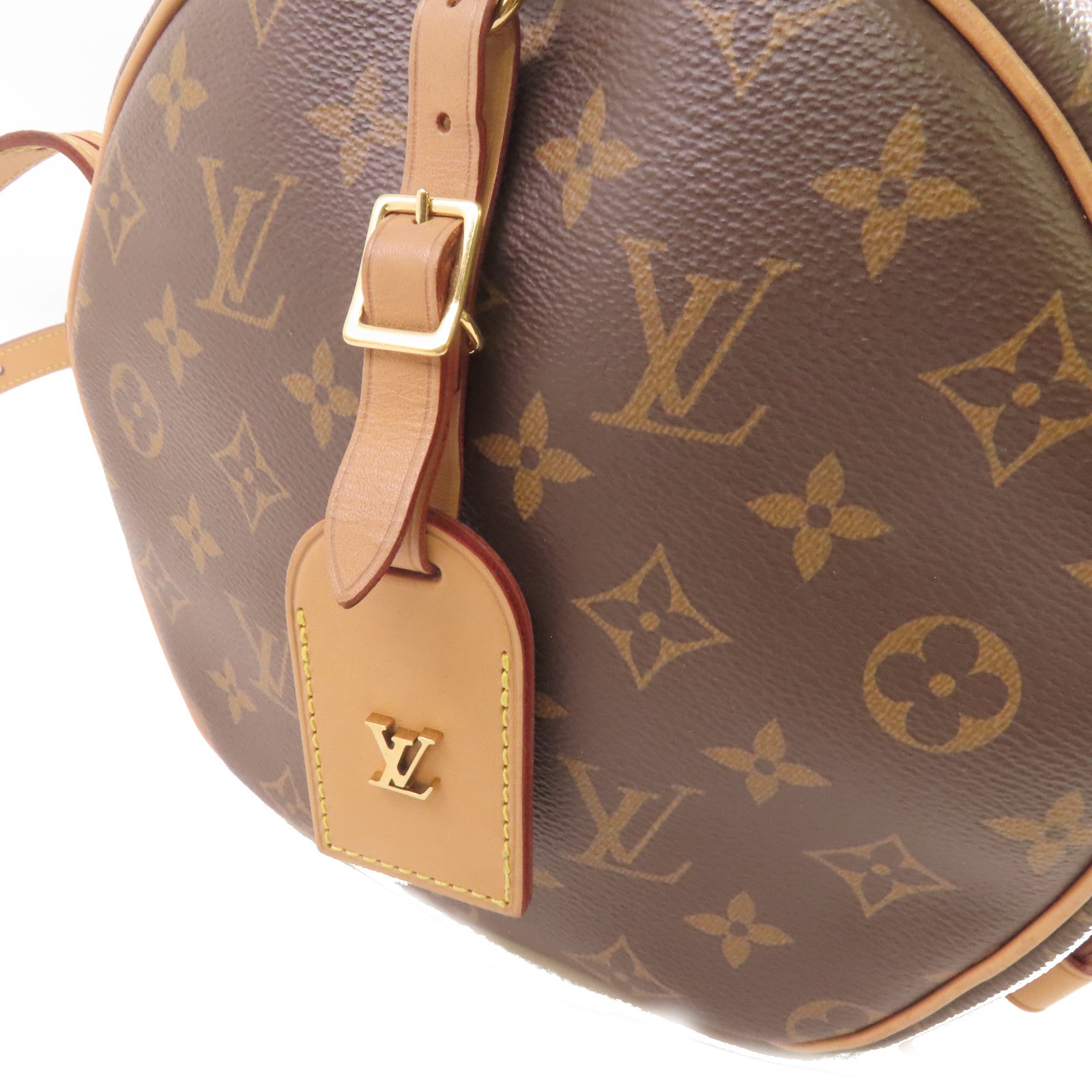 LOUIS VUITTON 【激減優惠】Monogram Boite Chapeau Souple MM Shoulder Bag金扣肩背袋啡色