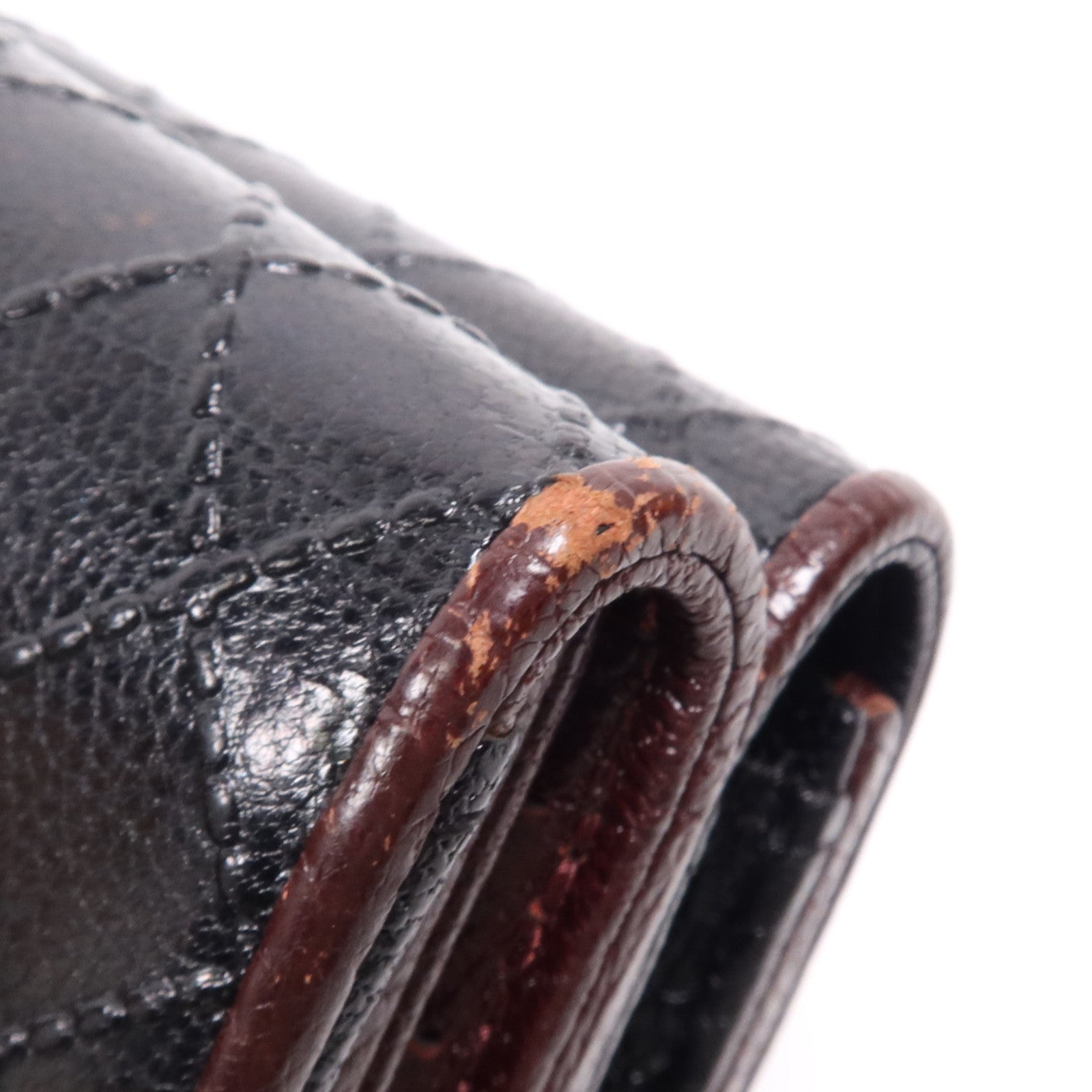 CHANEL 牛皮皮革Wallet銀扣錢包