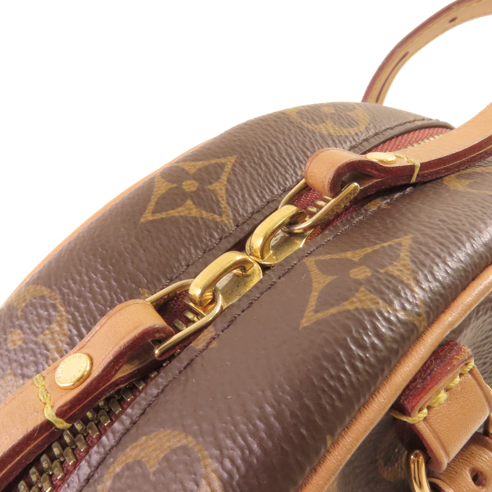 LOUIS VUITTON 【激減優惠】Monogram Boite Chapeau Souple MM Shoulder Bag金扣肩背袋啡色