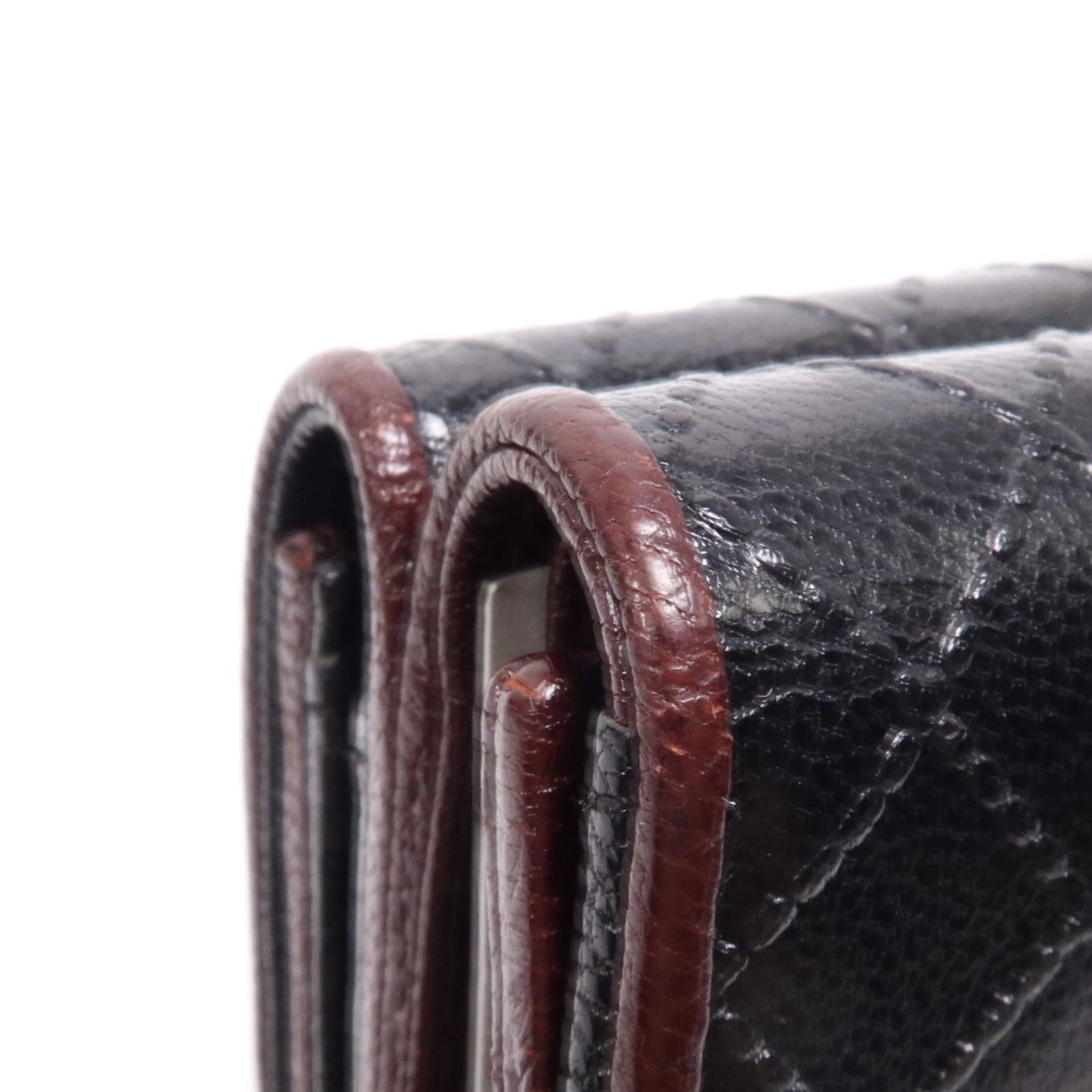 CHANEL 牛皮皮革Wallet銀扣錢包