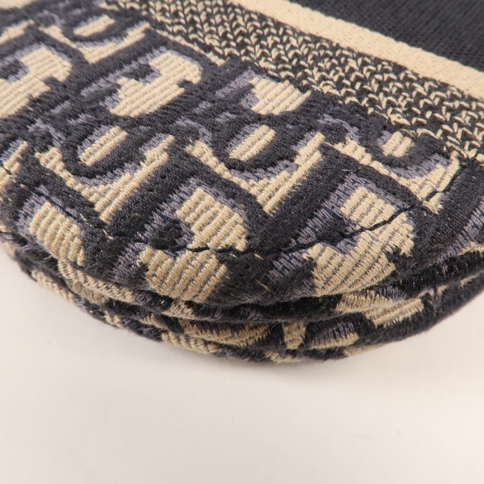 Dior 帆布Saddle金扣手挽肩背兩用袋