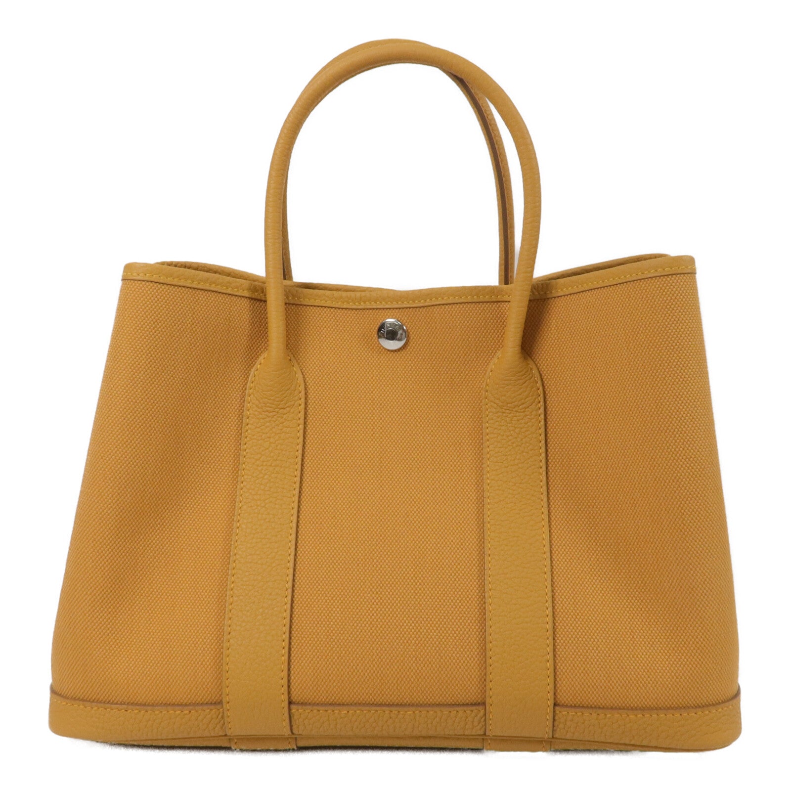 HERMES 帆布Garden Party TPM手挽袋Naturel Sable