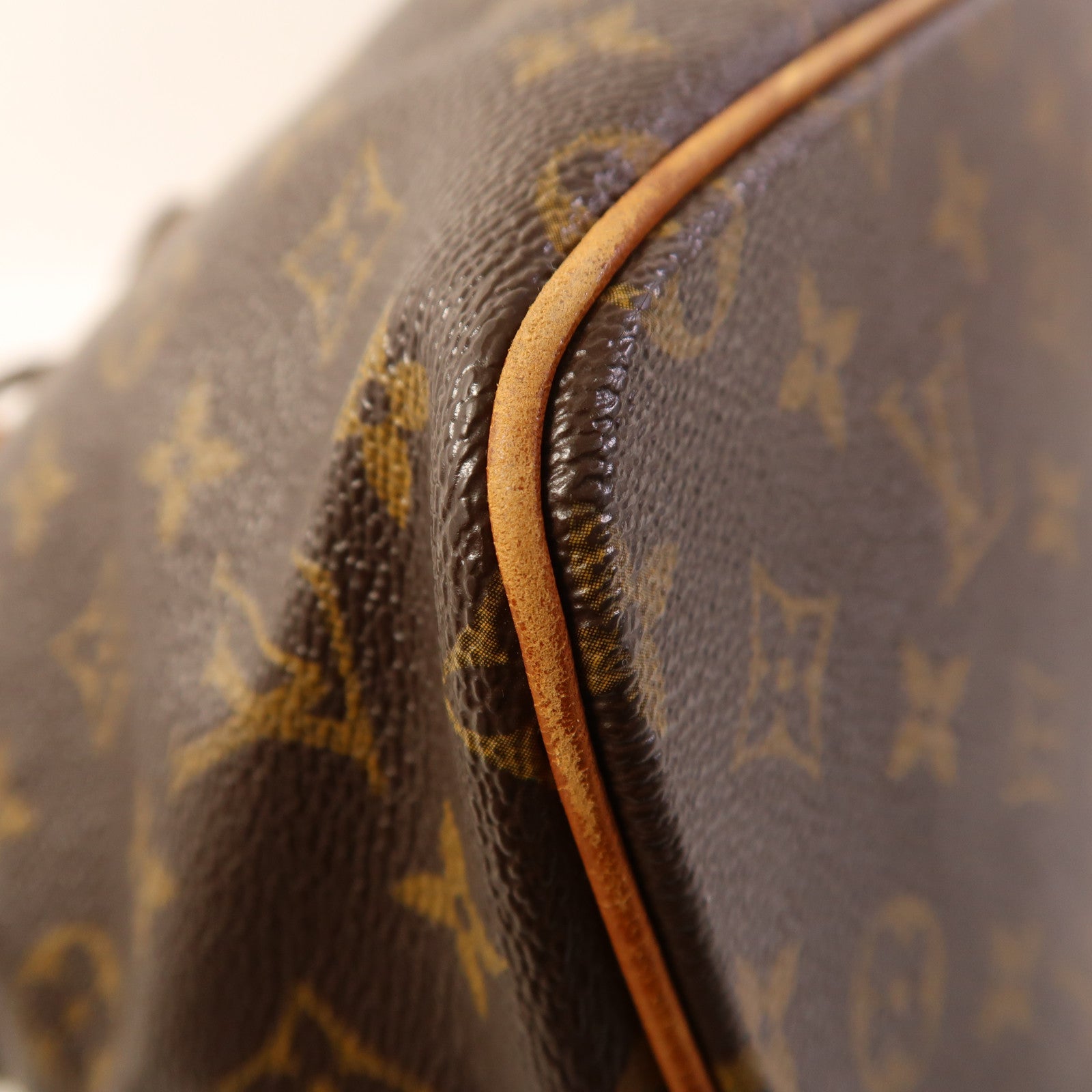 LOUIS VUITTON Monogram Palermo PM金扣手挽肩背兩用袋棕色