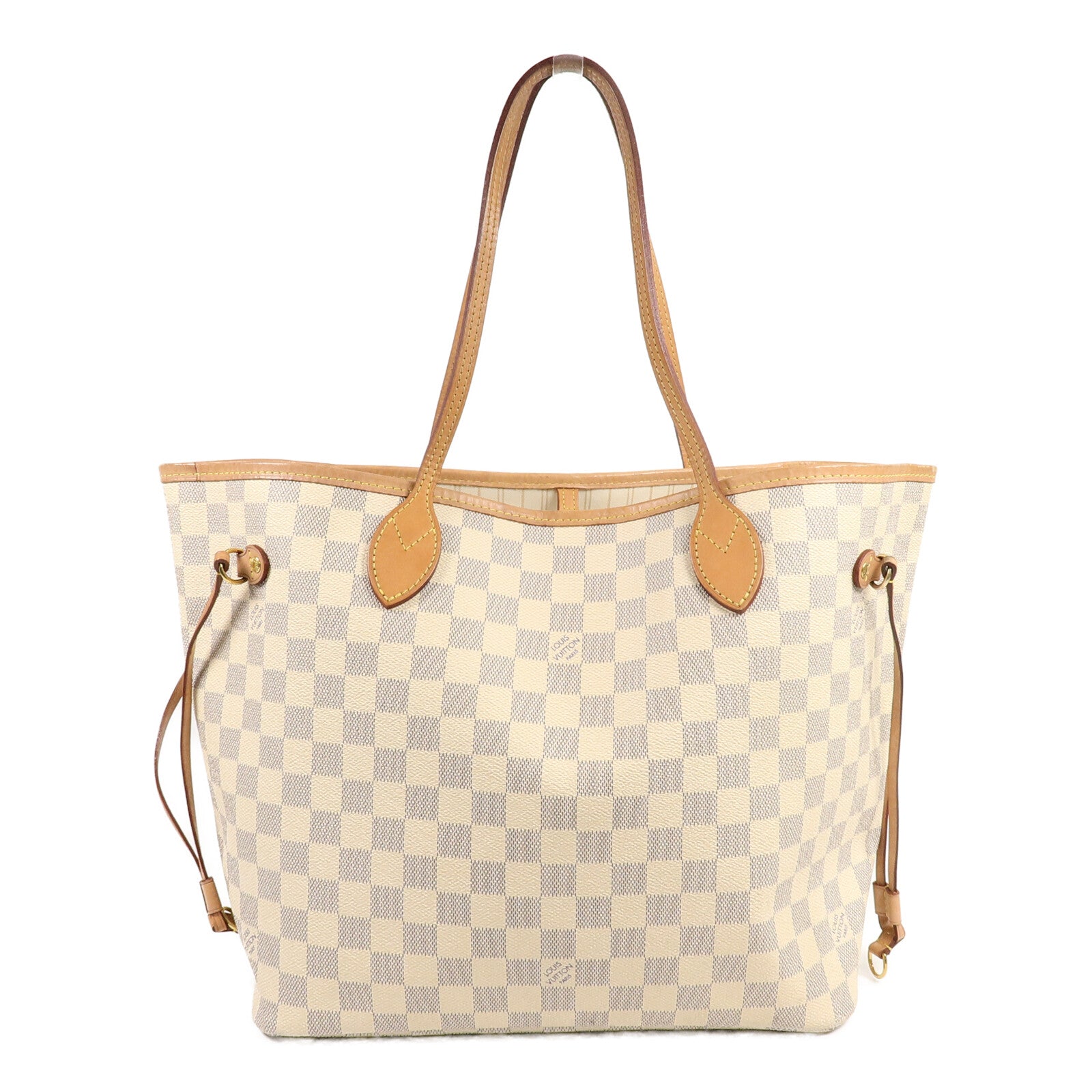 LOUIS VUITTON Damier Neverfull MM手挽袋