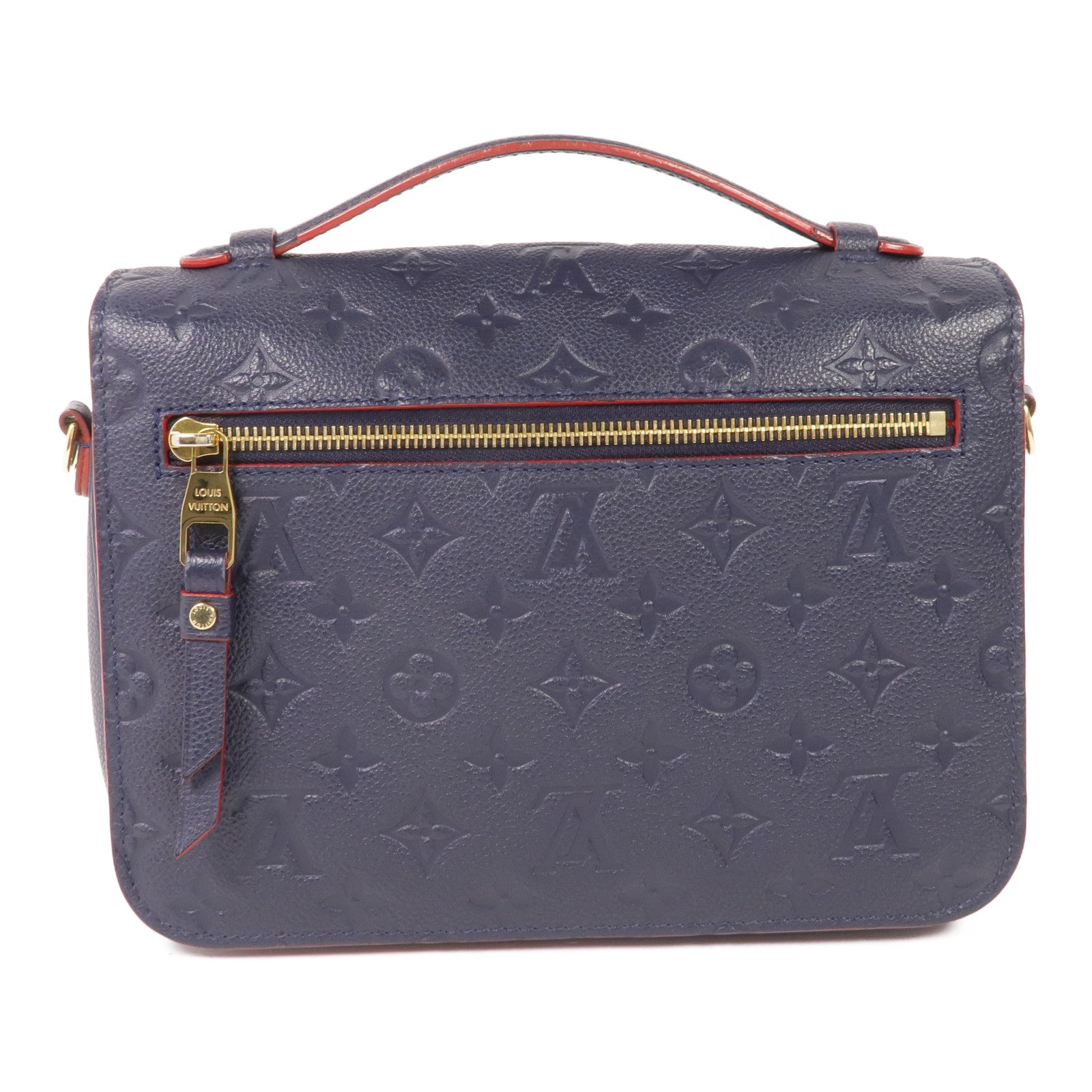 LOUIS VUITTON Monogram Empreinte Pochette Metis金扣手挽肩背兩用袋
