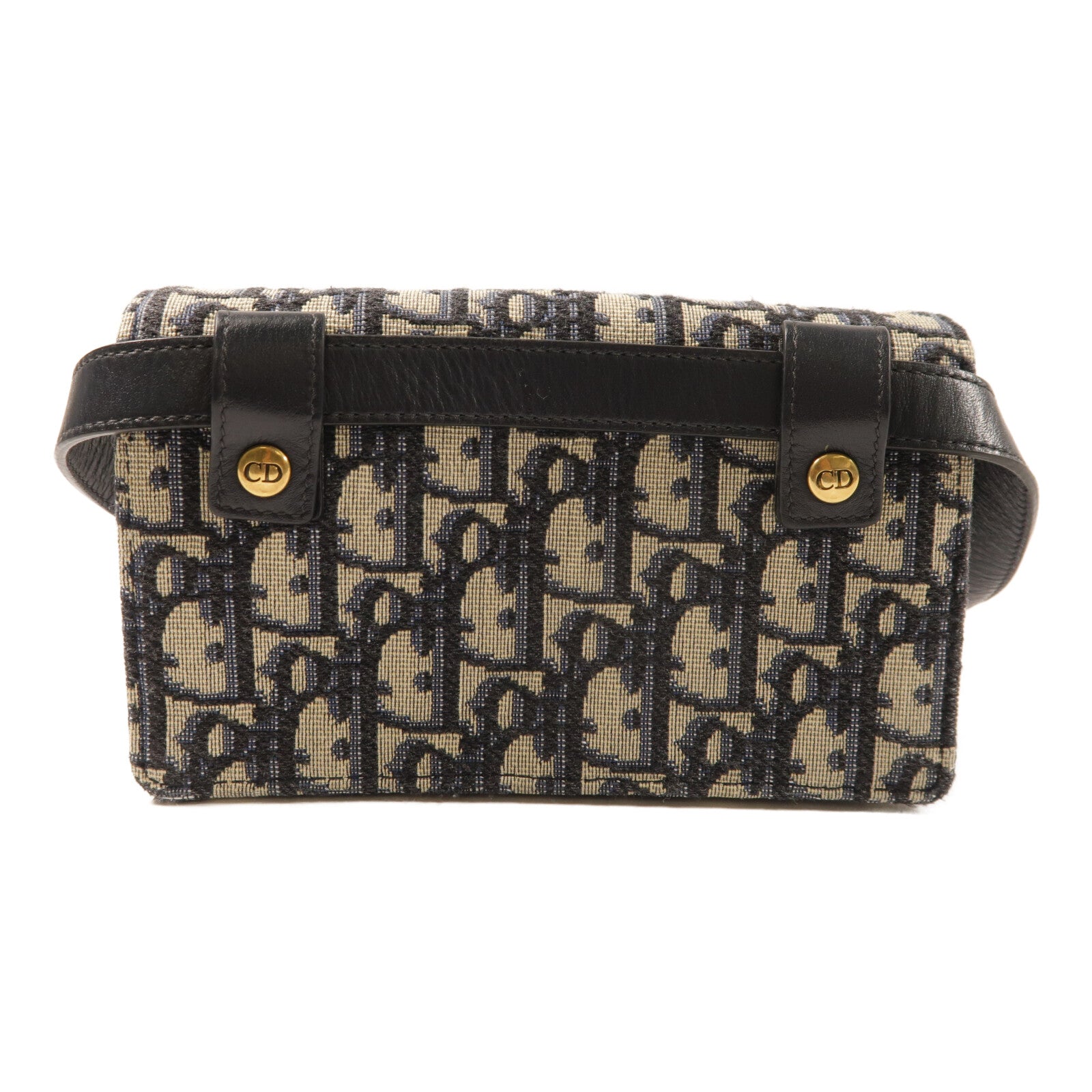 Dior 帆布Saddle Belt Bag金扣腰包