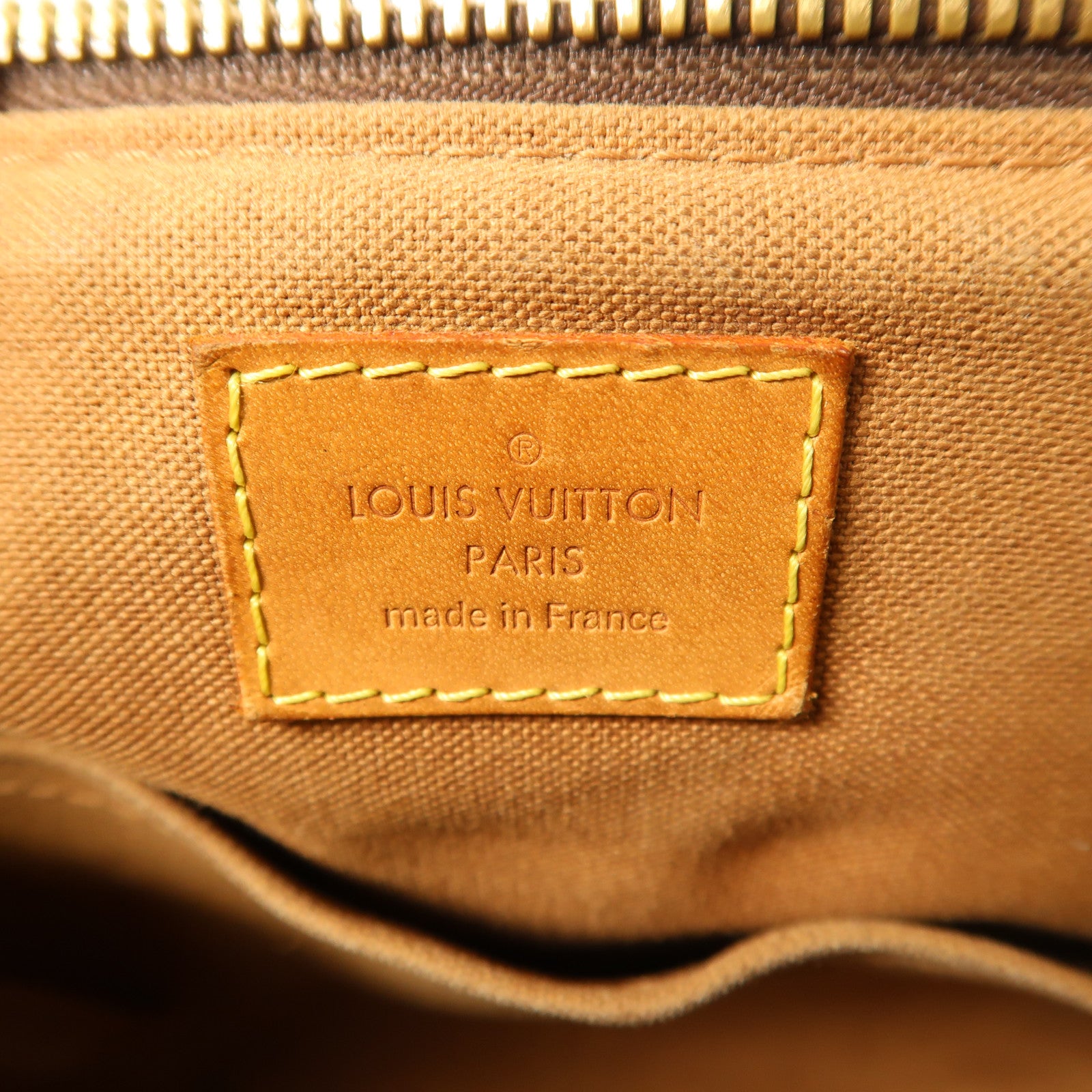 LOUIS VUITTON Monogram Palermo PM金扣手挽肩背兩用袋棕色