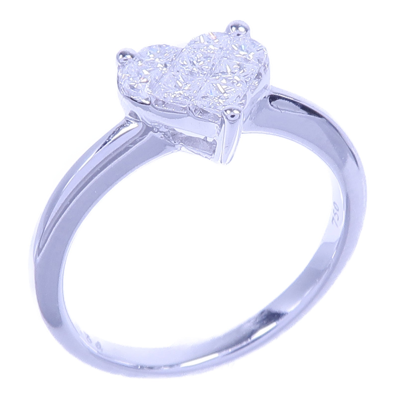 JEWELRY 18K白金Diamond Ring鑽石戒指US#4.25