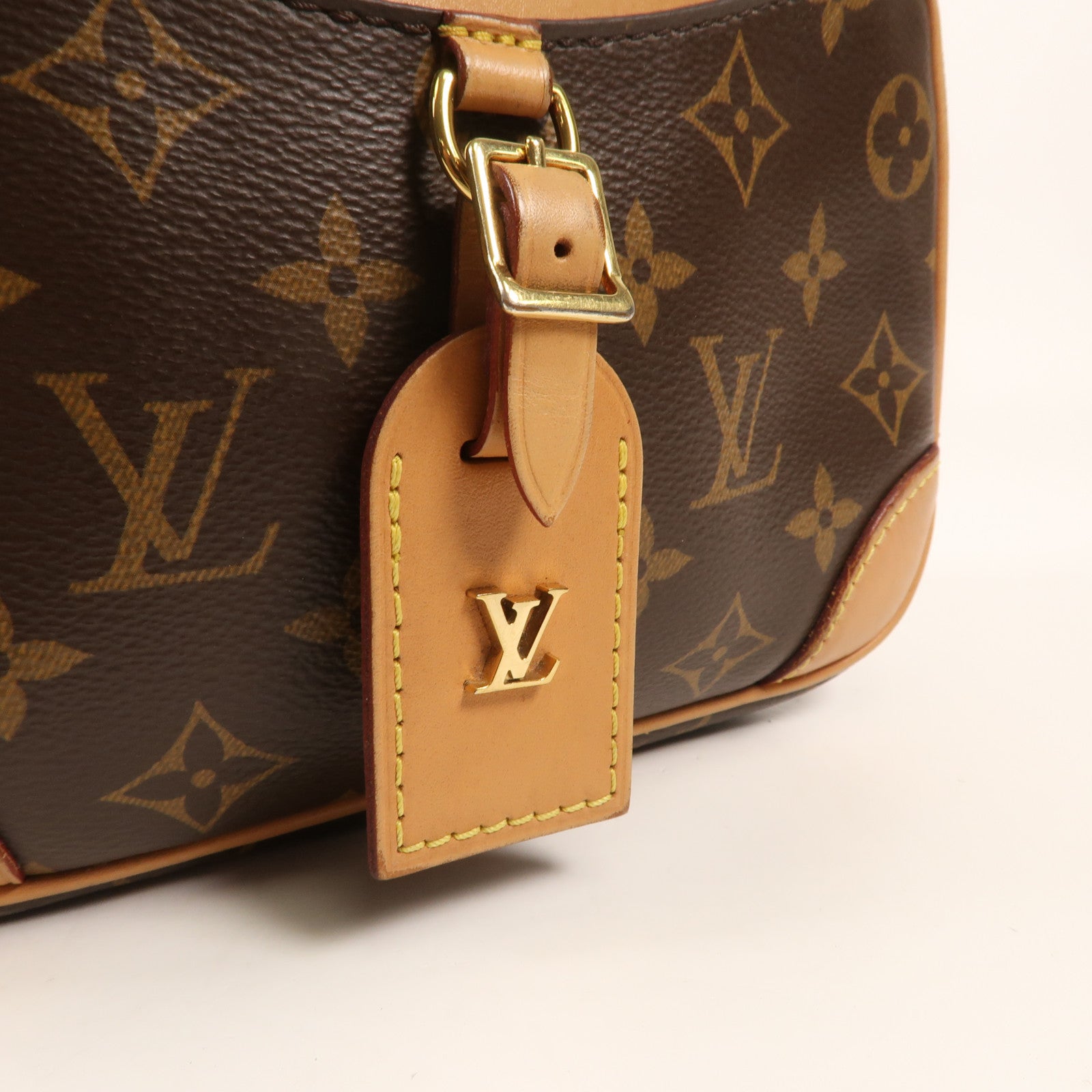 LOUIS VUITTON Monogram Deauville Mini金扣肩背袋