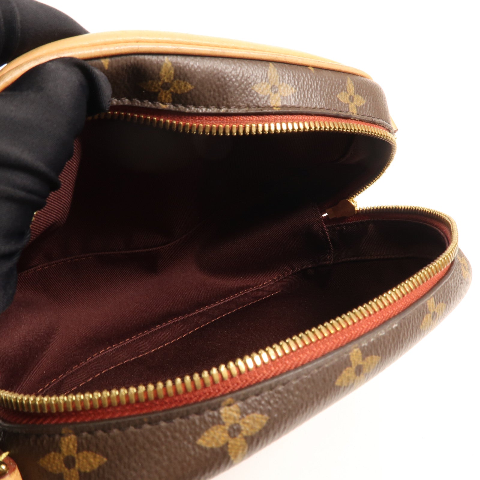 LOUIS VUITTON Monogram Deauville Mini金扣肩背袋