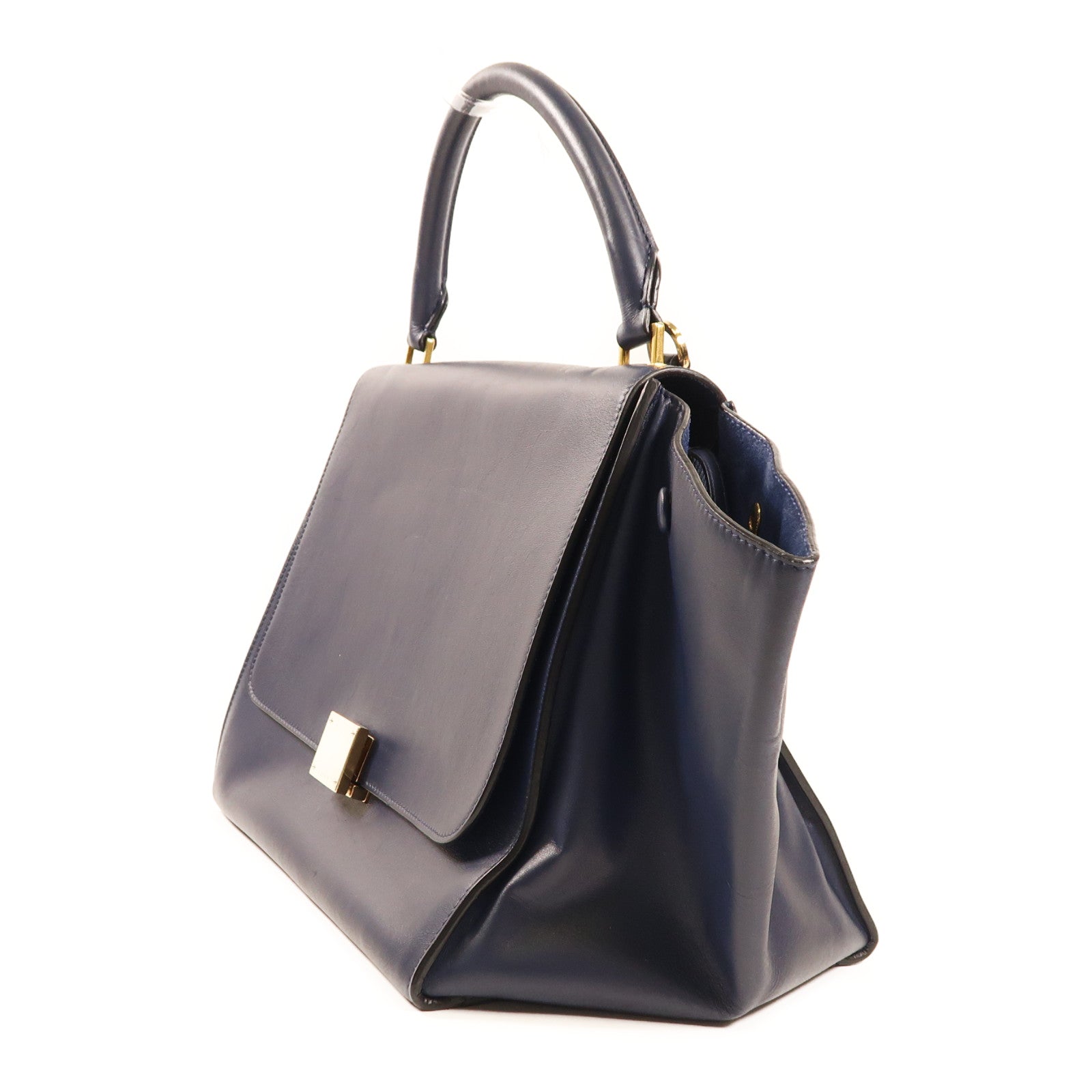 CELINE 牛皮皮革Trapeze金扣手挽肩背兩用袋