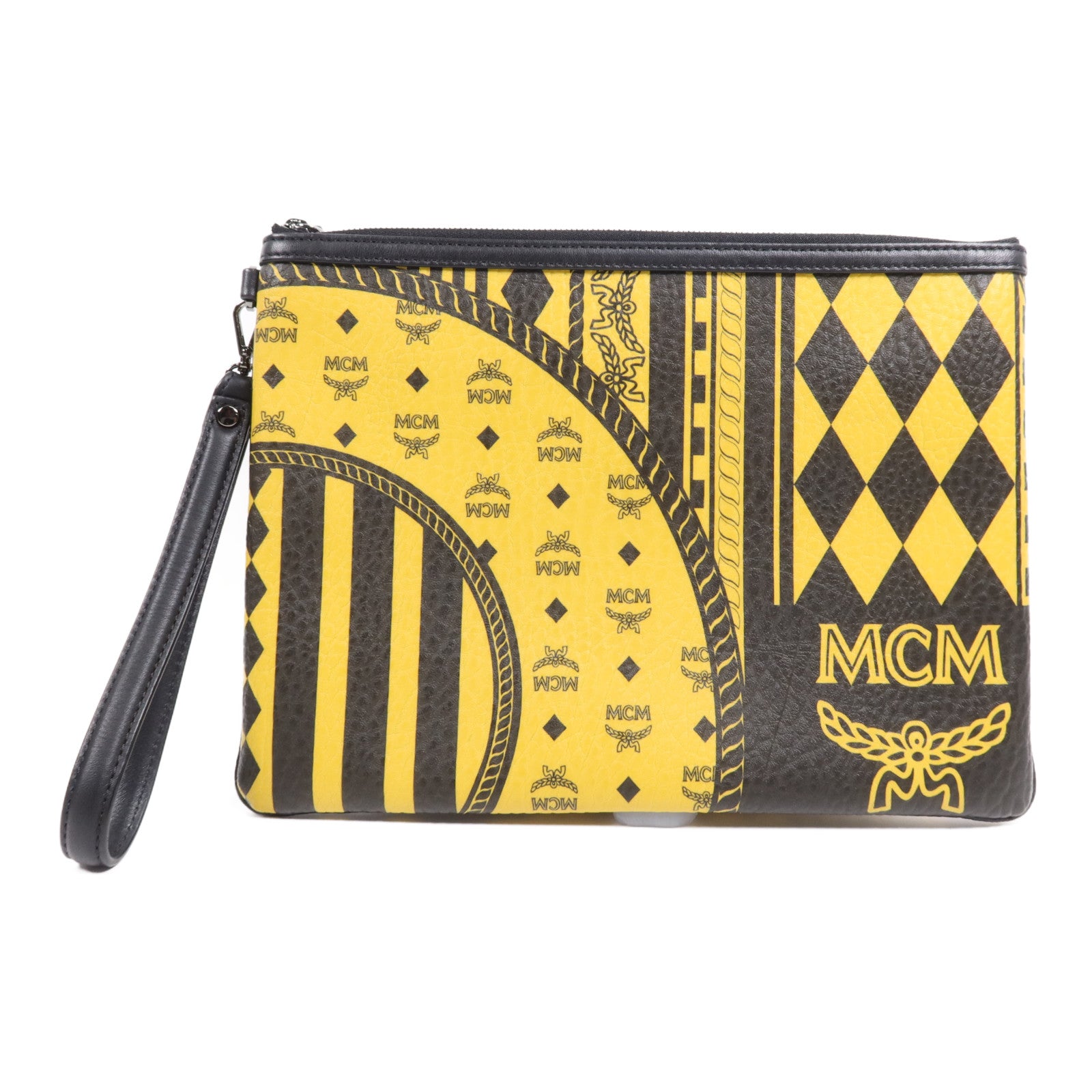 MCM 塗層帆布Pouch手拿包