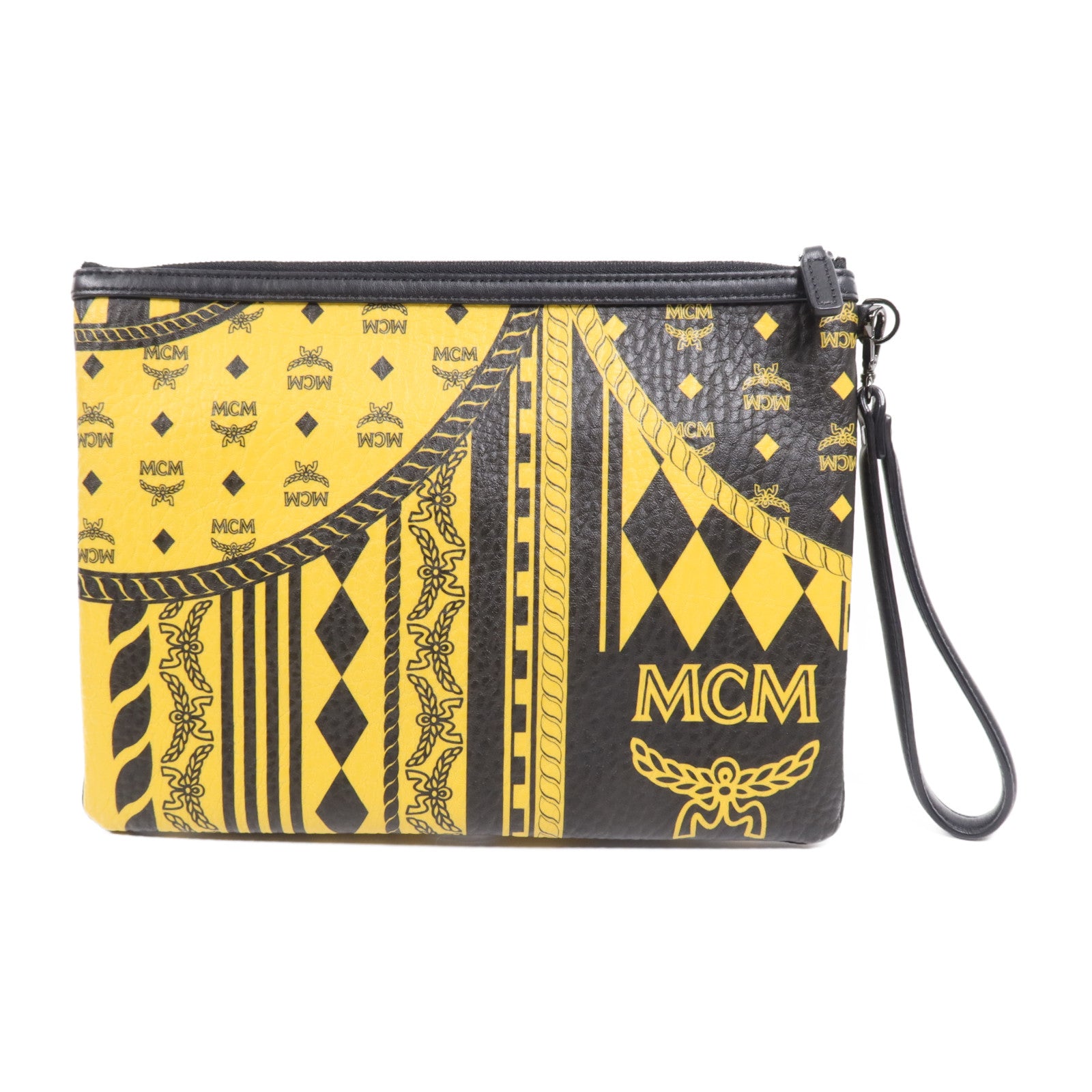 MCM 塗層帆布Pouch手拿包