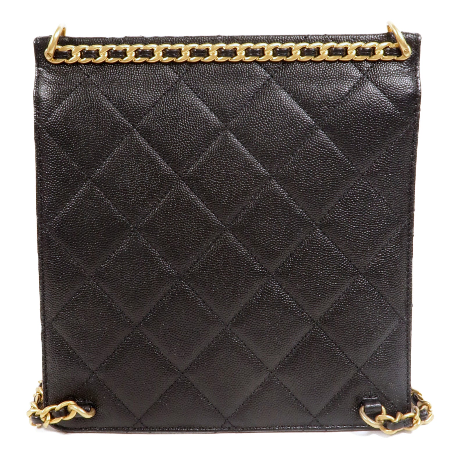 CHANEL 牛皮皮革Chain Backpack背包