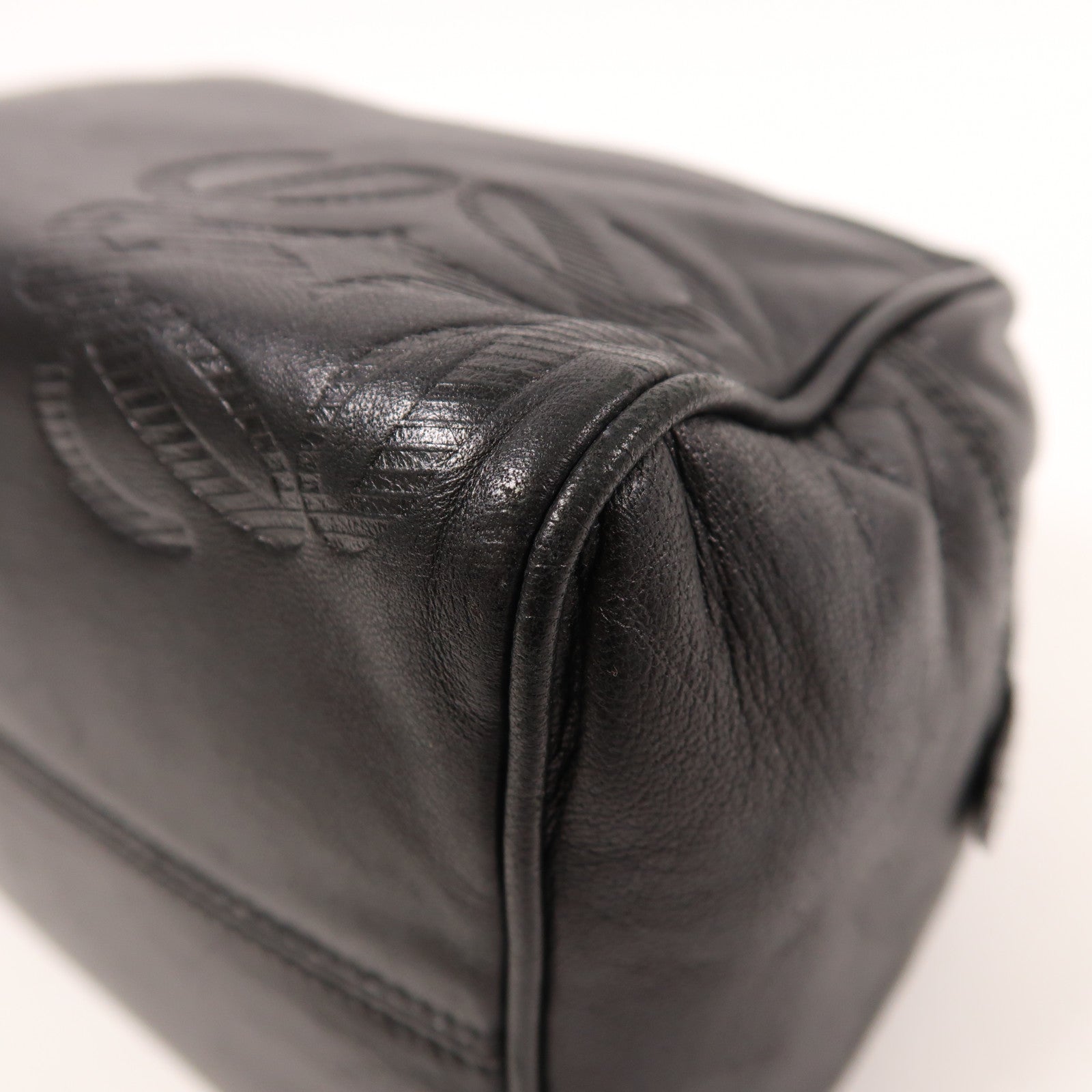 LOEWE 羊皮皮革Hand Bag金扣手挽袋