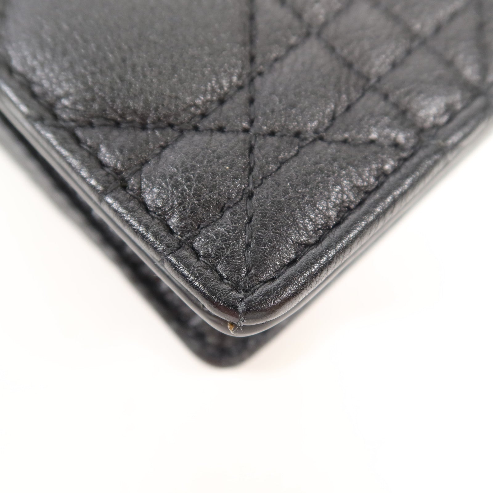 Dior 羊皮皮革Caro Pouch金扣肩背袋