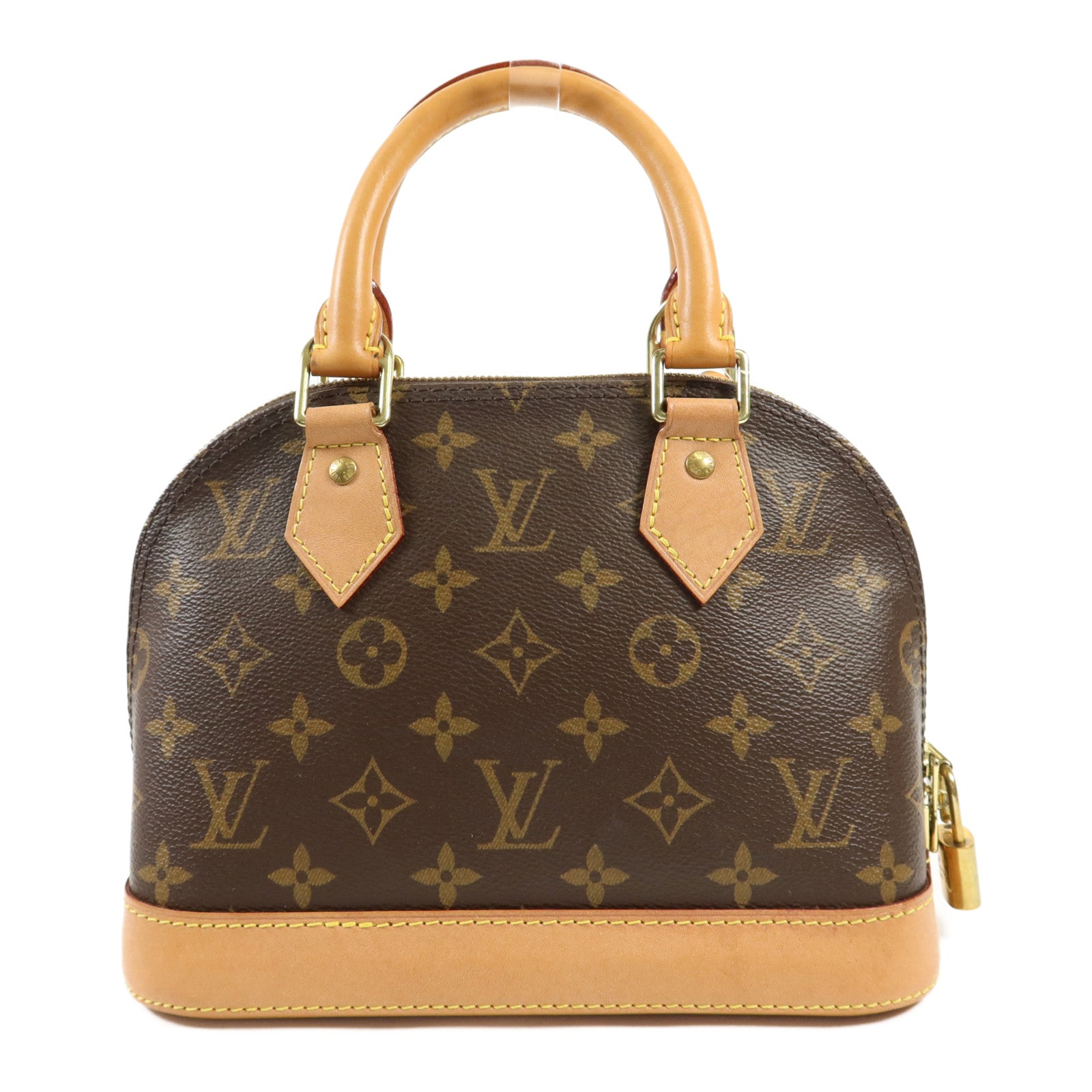 LOUIS VUITTON Monogram Alma BB金扣手挽肩背兩用袋