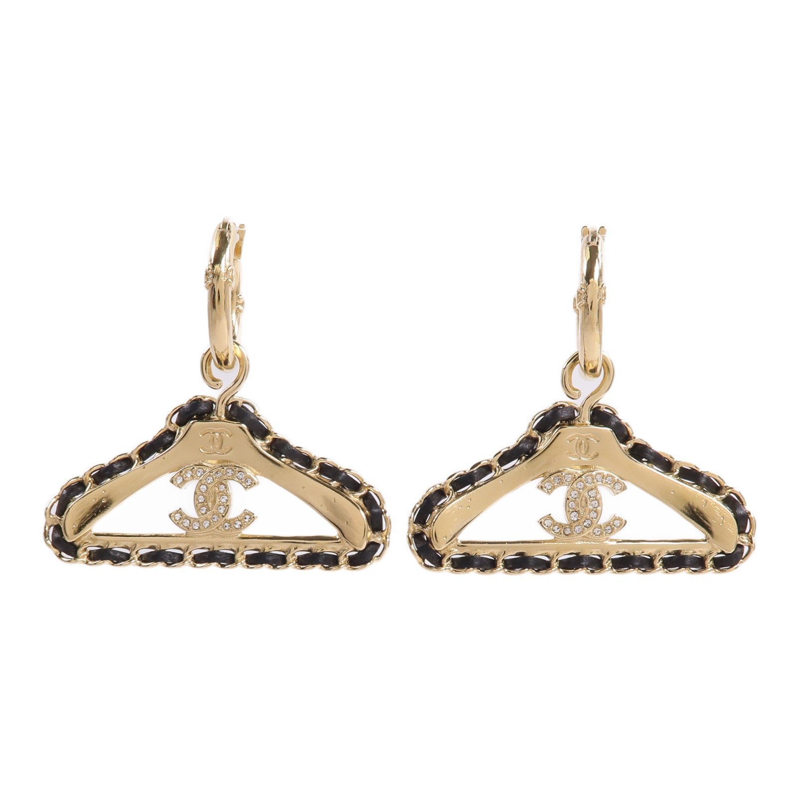 CHANEL 【激減優惠】金屬/羊皮皮革Earrings耳環