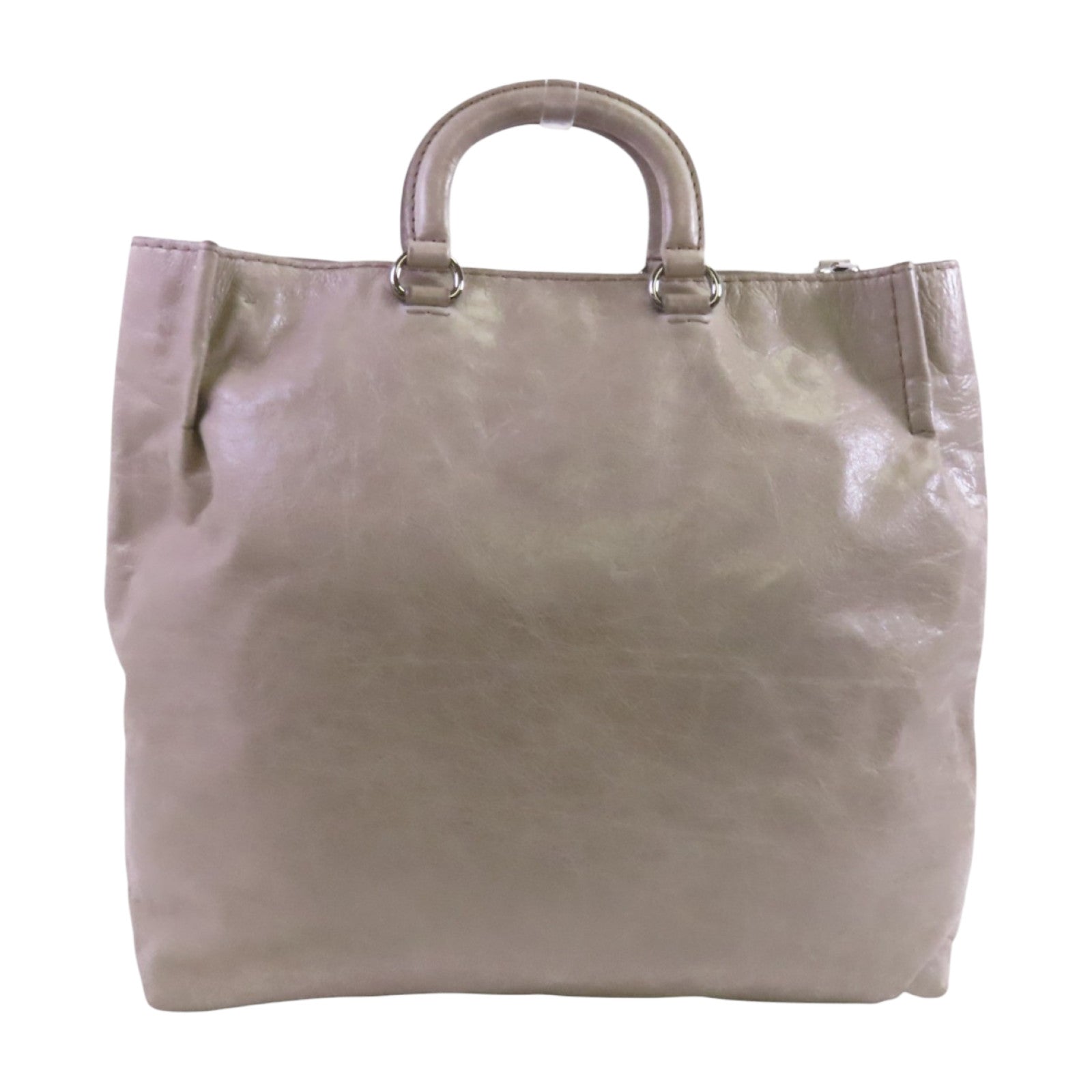 PRADA 牛皮皮革Tote Bag金扣手挽肩背兩用袋