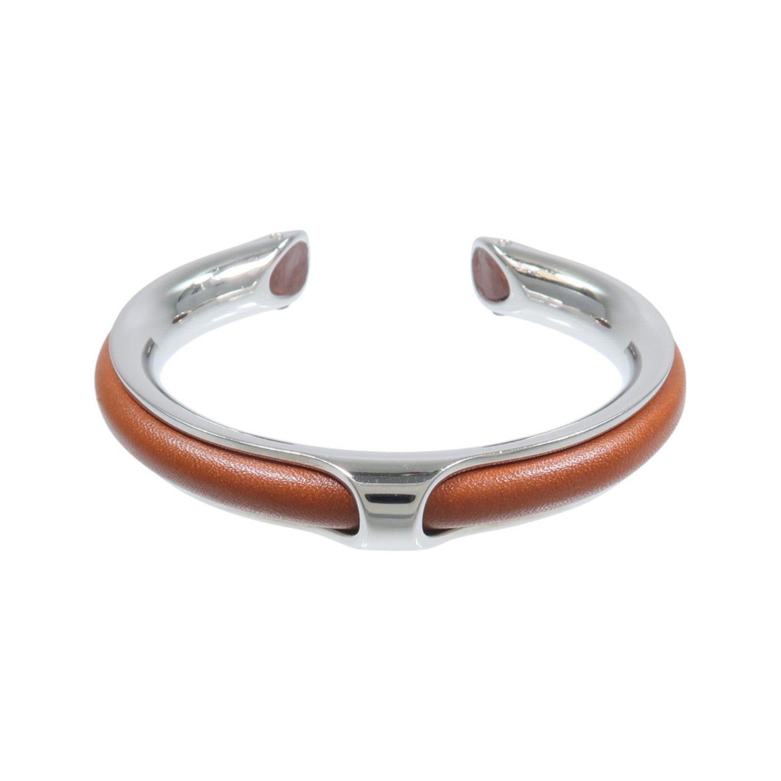 HERMES 金屬/皮革Bangle手鐲