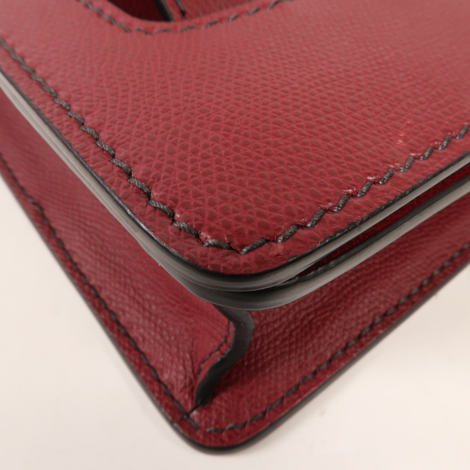 Dior 牛皮皮革J'aDior金扣鏈帶肩背袋