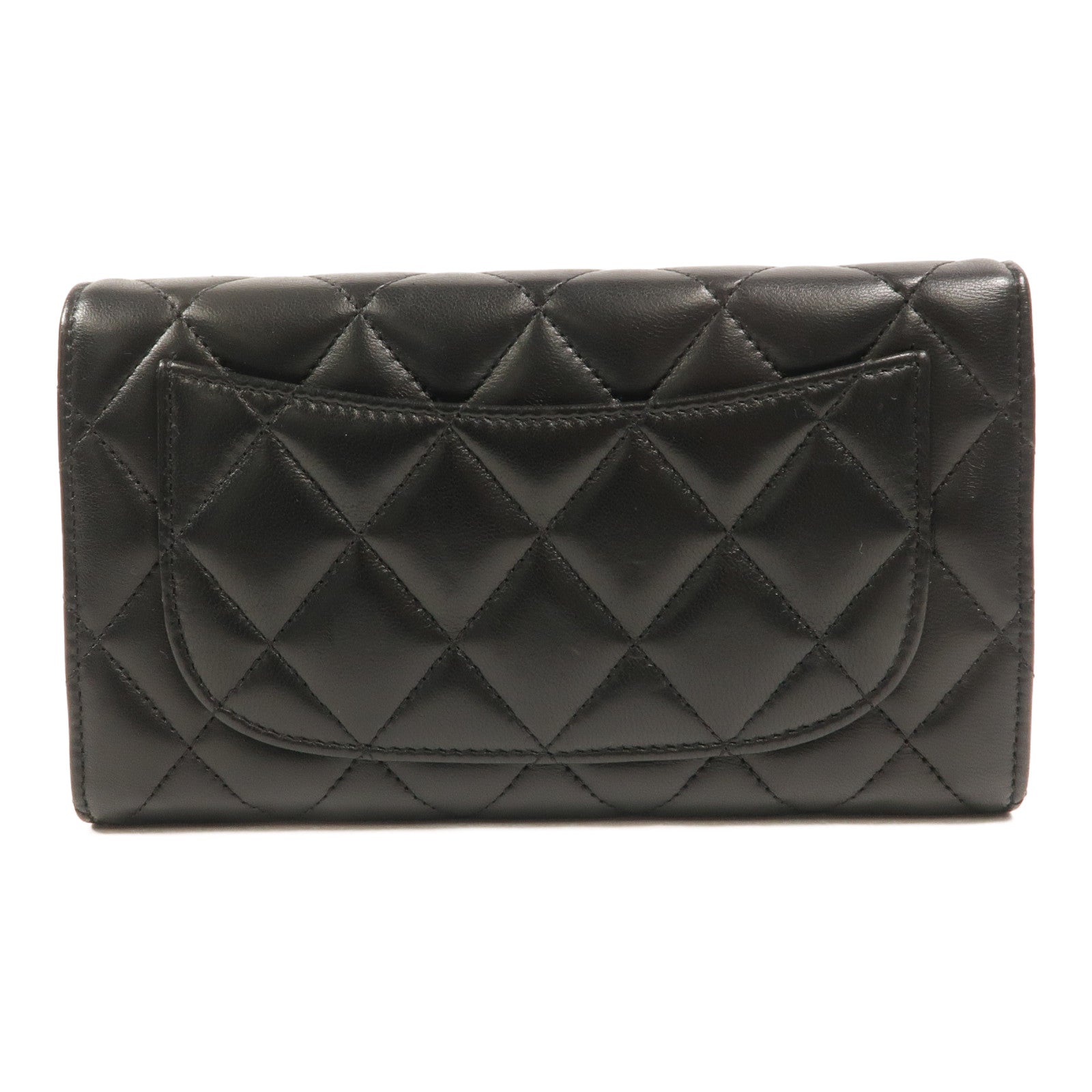 CHANEL 【激減優惠】羊皮皮革Long Wallet長錢包
