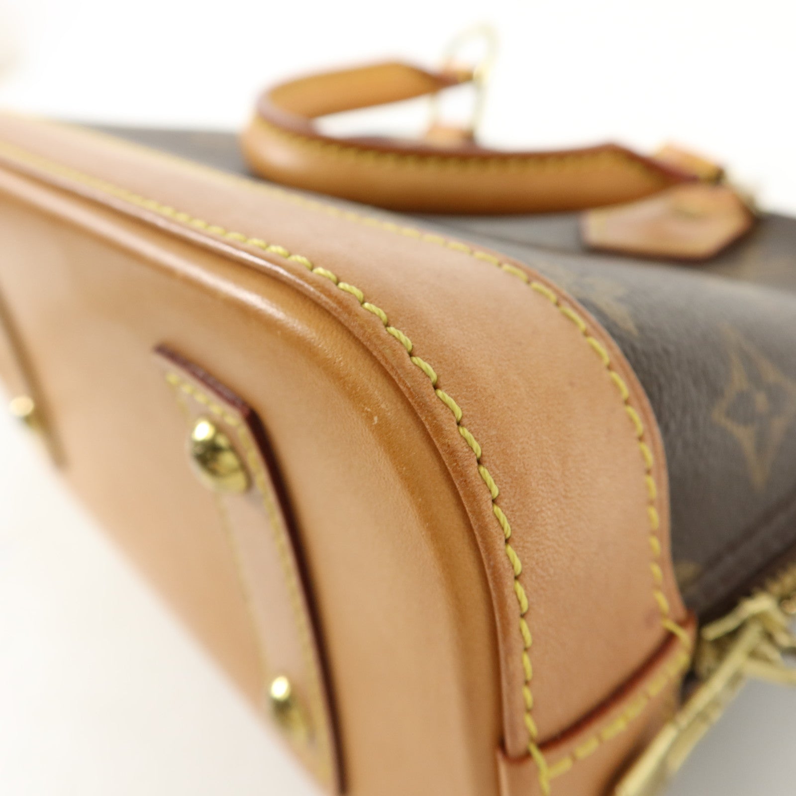 LOUIS VUITTON Monogram Alma BB金扣手挽肩背兩用袋