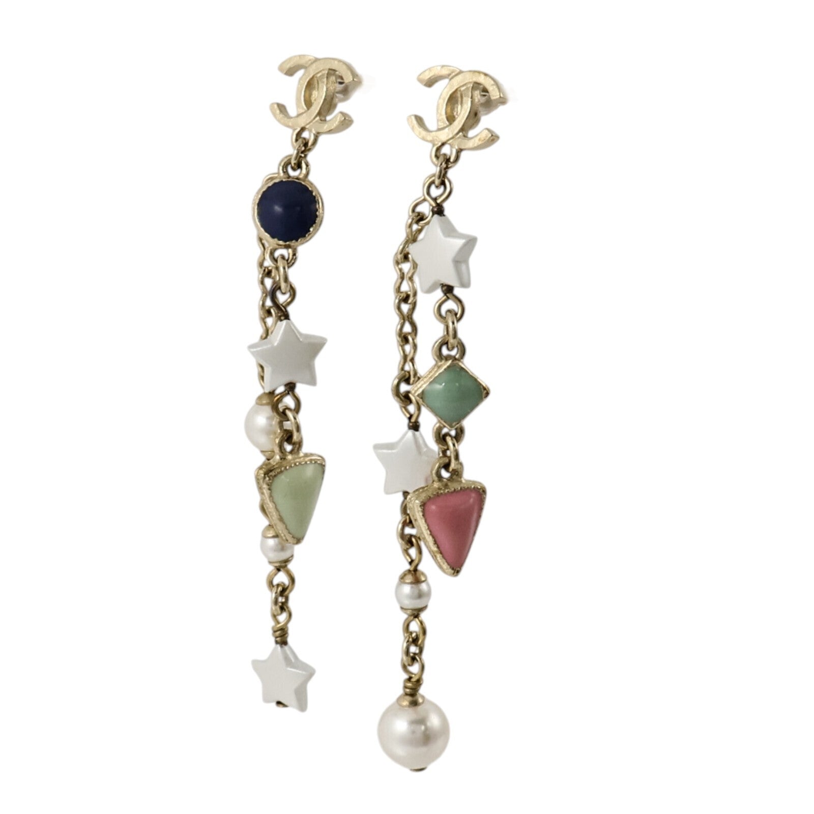 CHANEL 金屬/PVC Earrings耳環