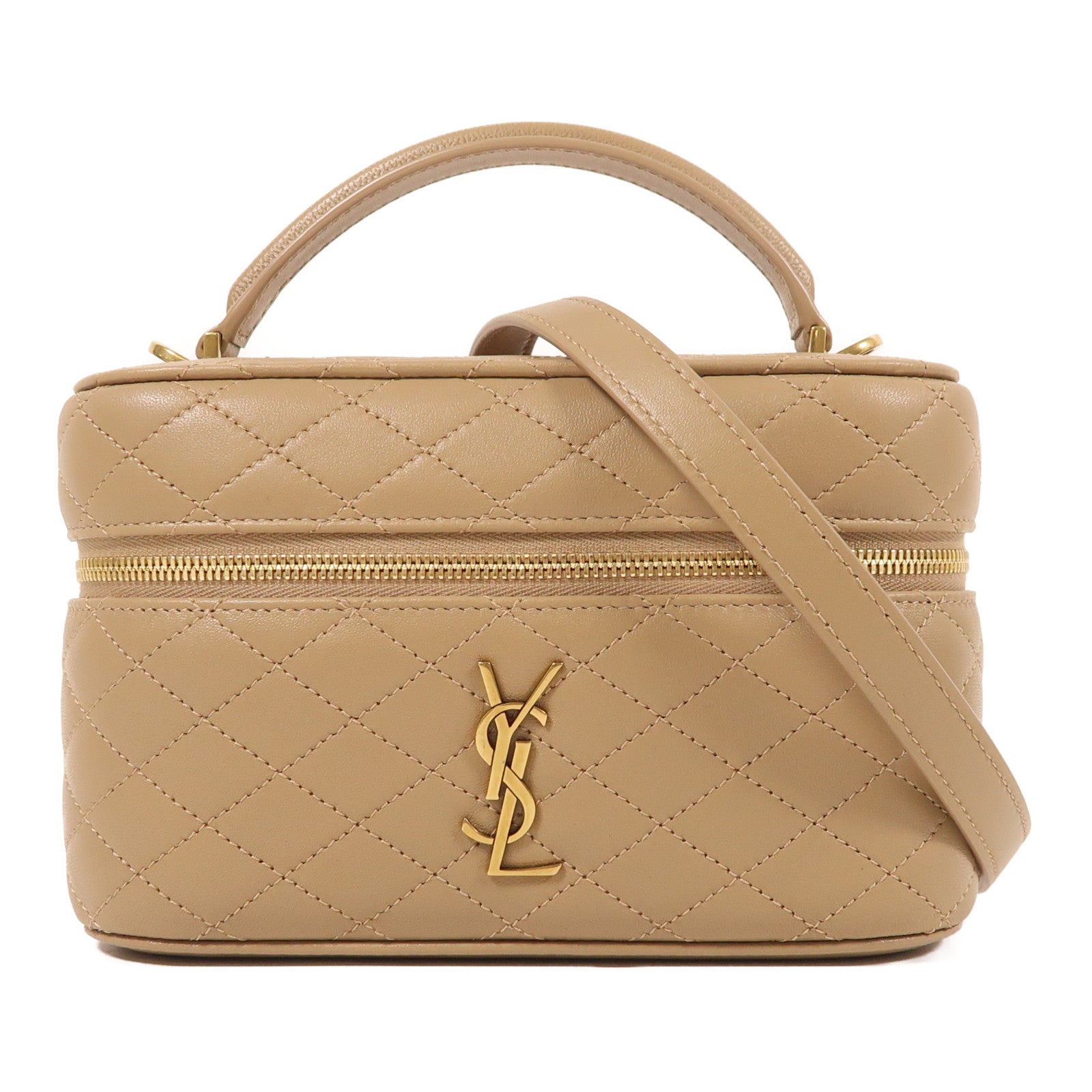 SAINT LAURENT 牛皮皮革Gaby金扣手挽肩背兩用袋