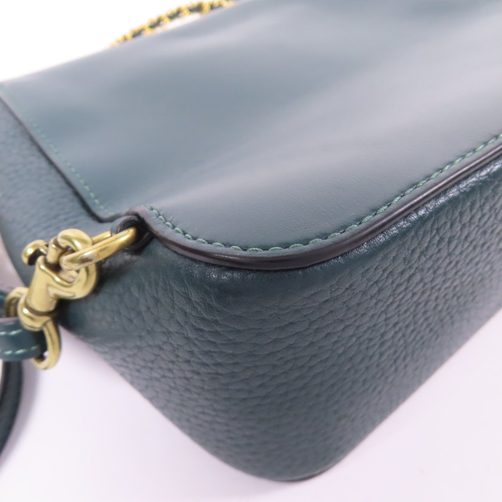 COACH 牛皮皮革Backpack金扣背包