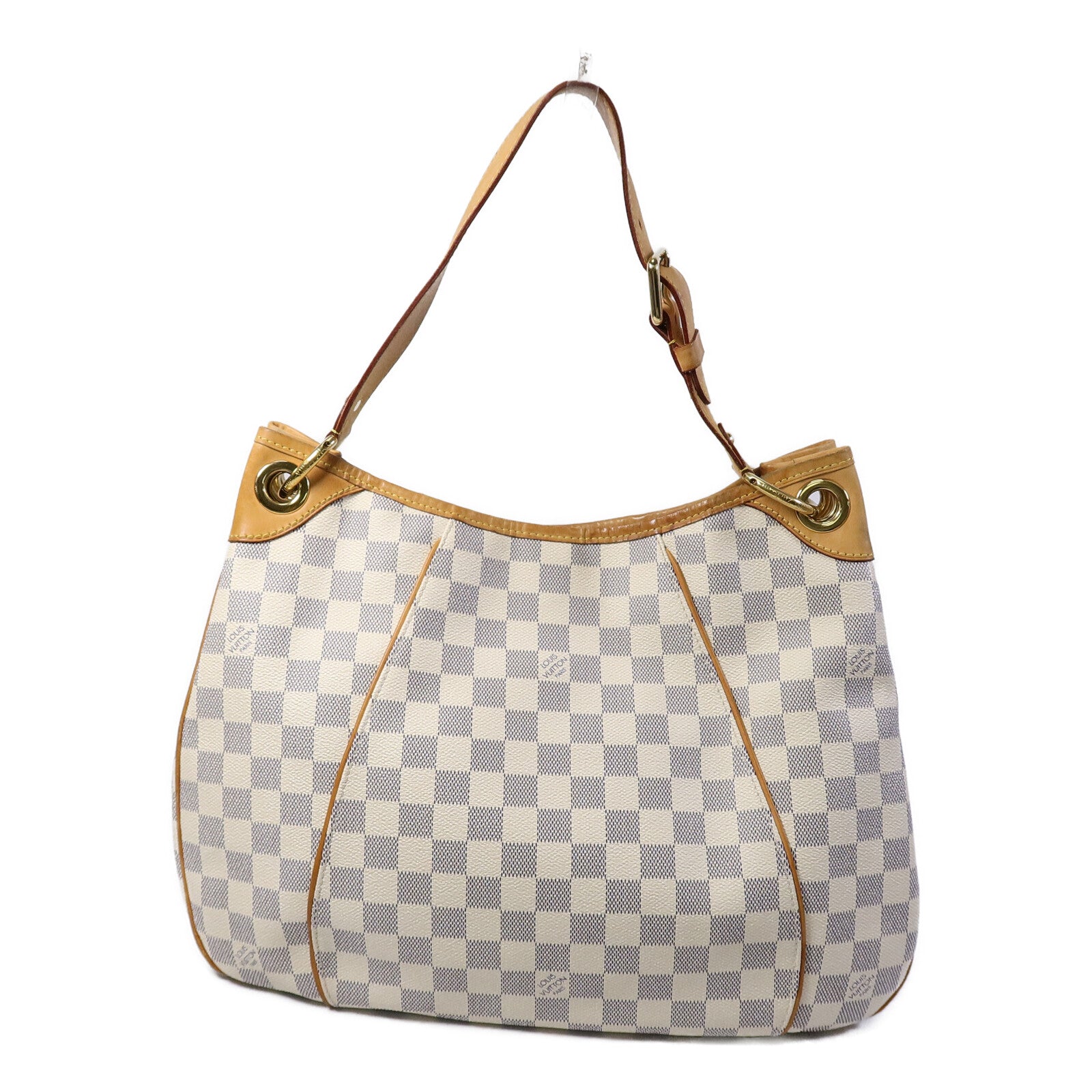 LOUIS VUITTON Damier Azur Galliera PM金扣肩背袋