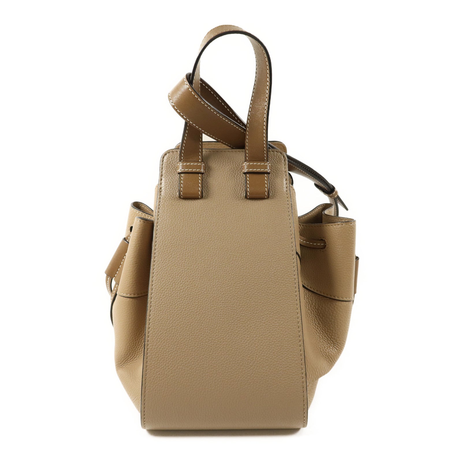 LOEWE 牛皮皮革Hammock金扣手挽肩背兩用袋