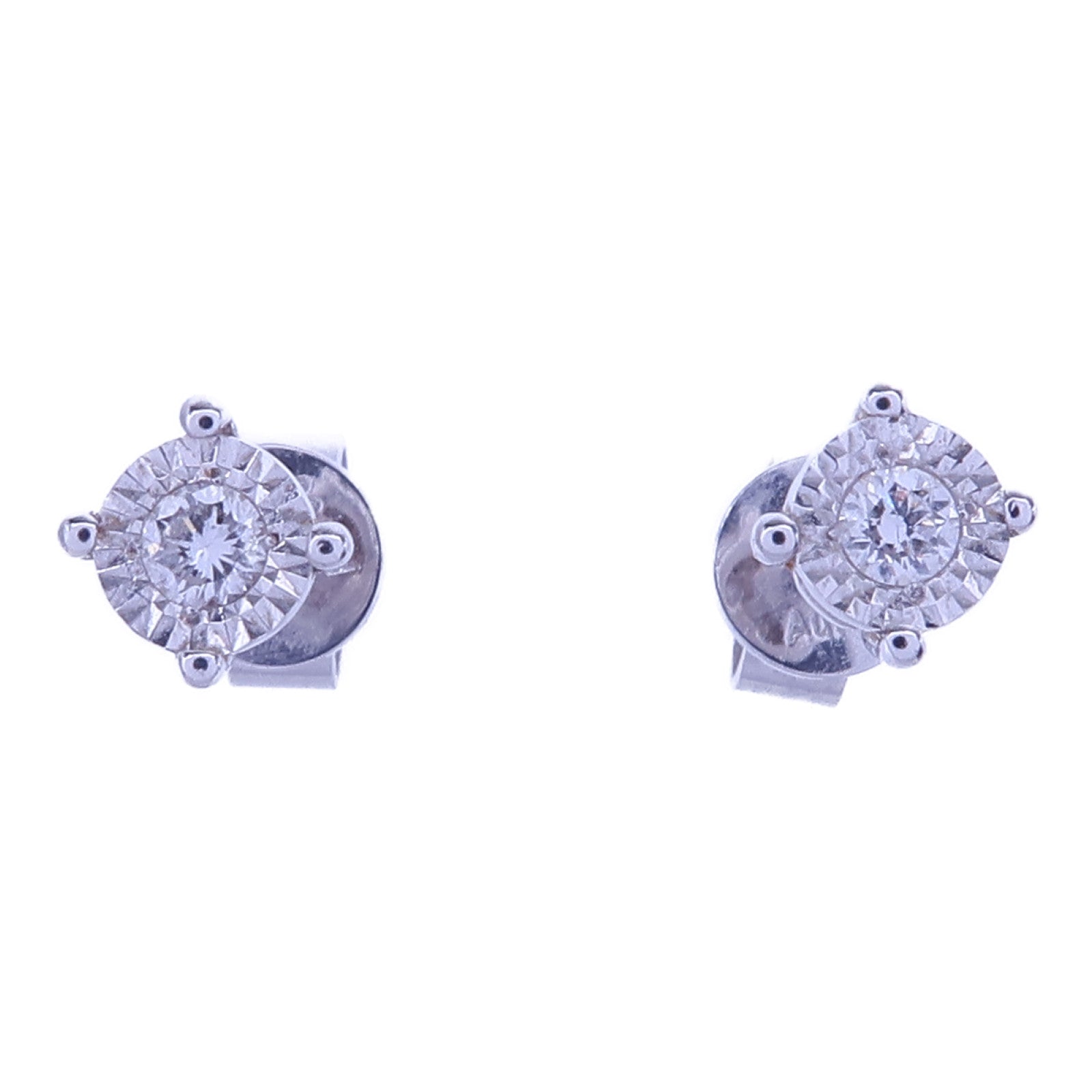 JEWELRY 18K白金Diamond Earrings鑽石耳環
