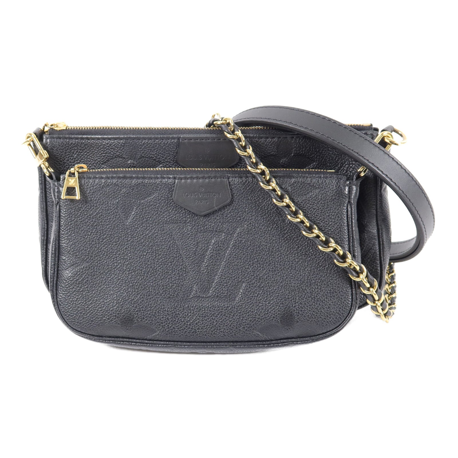 LOUIS VUITTON Monogram Empreinte Multi Pochette Accessoires手挽肩背兩用袋