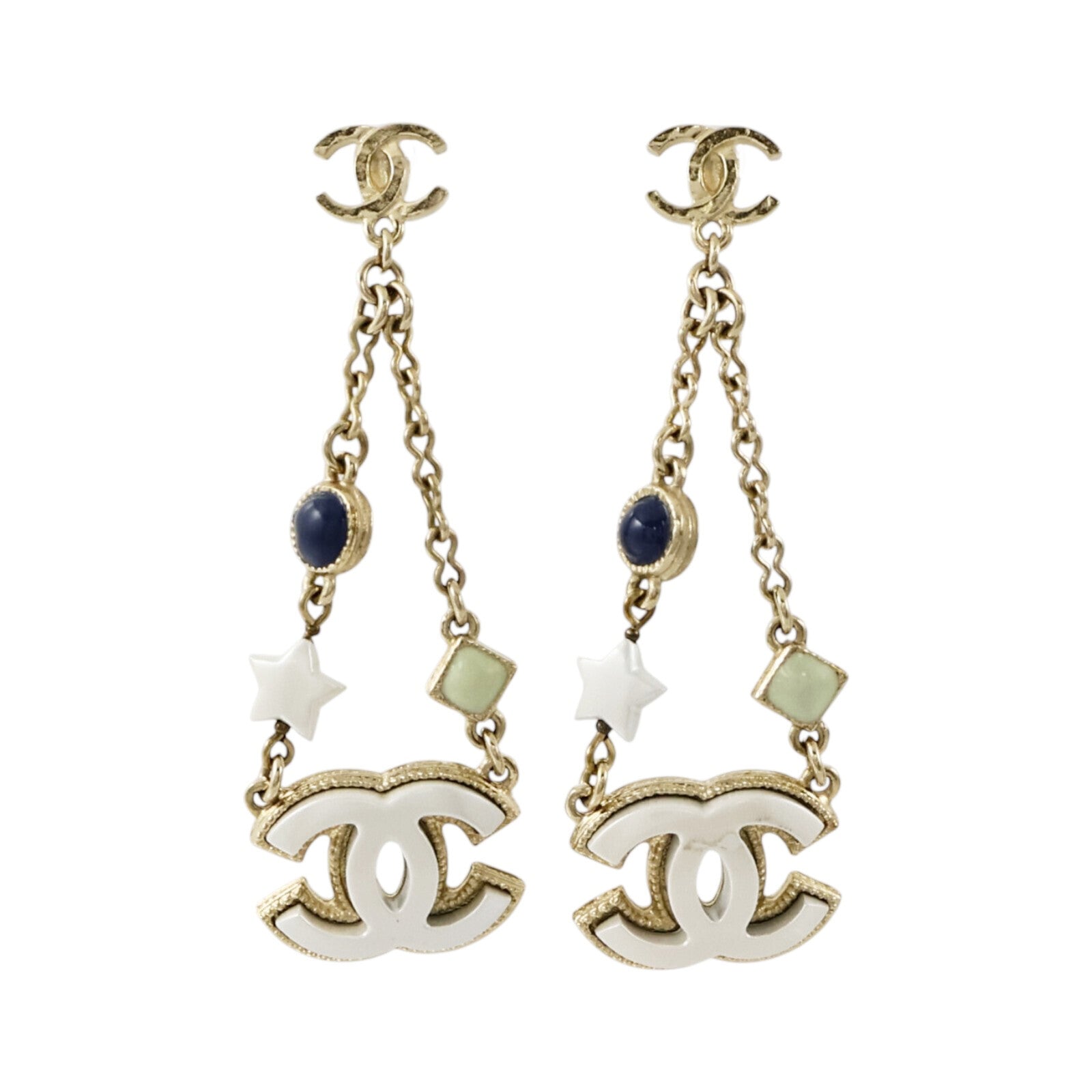 CHANEL 金屬/PVC Earrings耳環