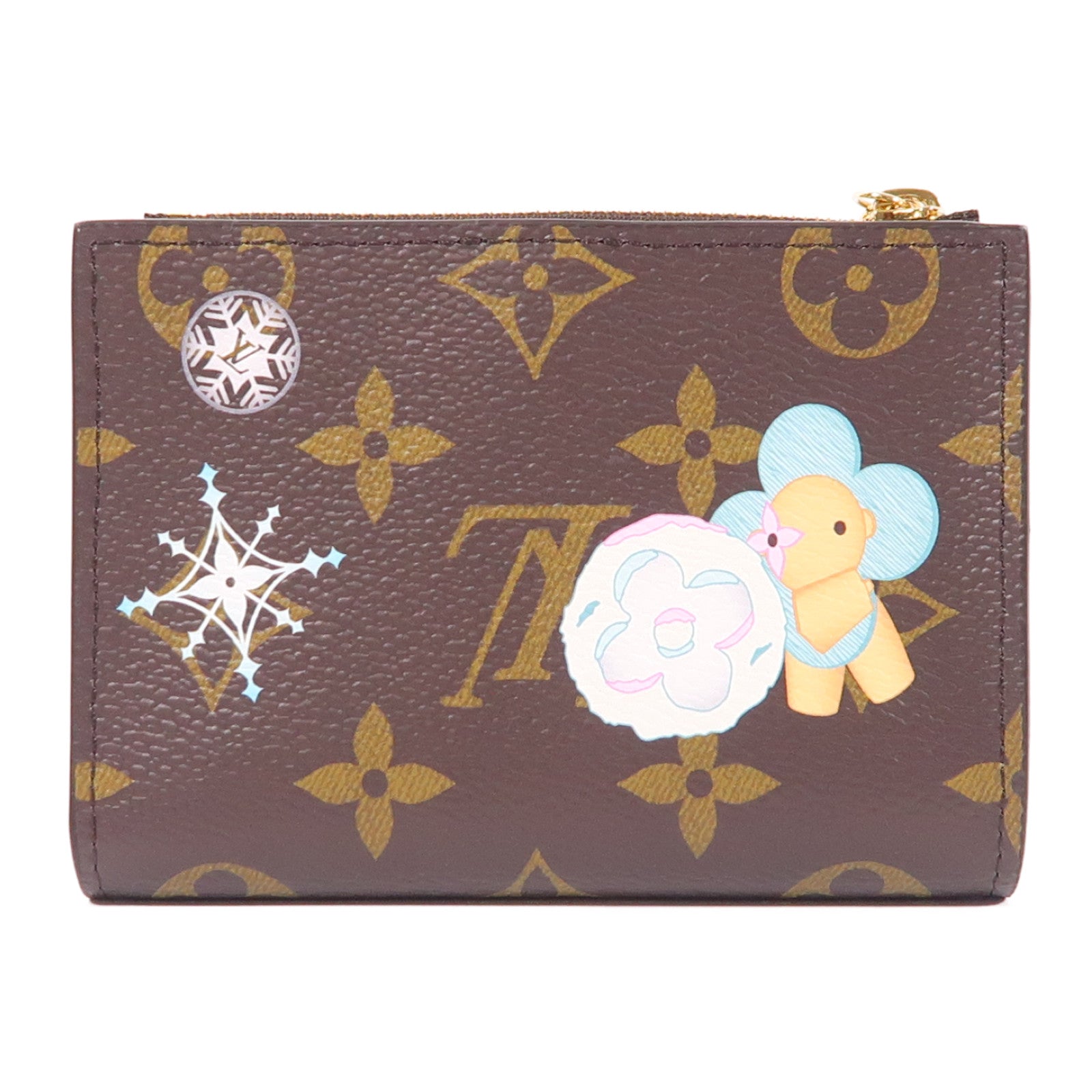 LOUIS VUITTON Monogram Lisa Wallet金扣錢包