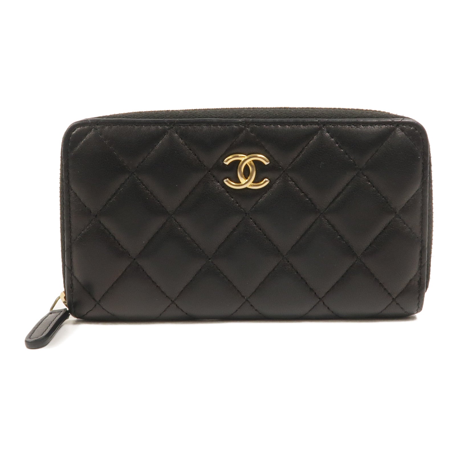 CHANEL 羊皮皮革Zipper Wallet長錢包