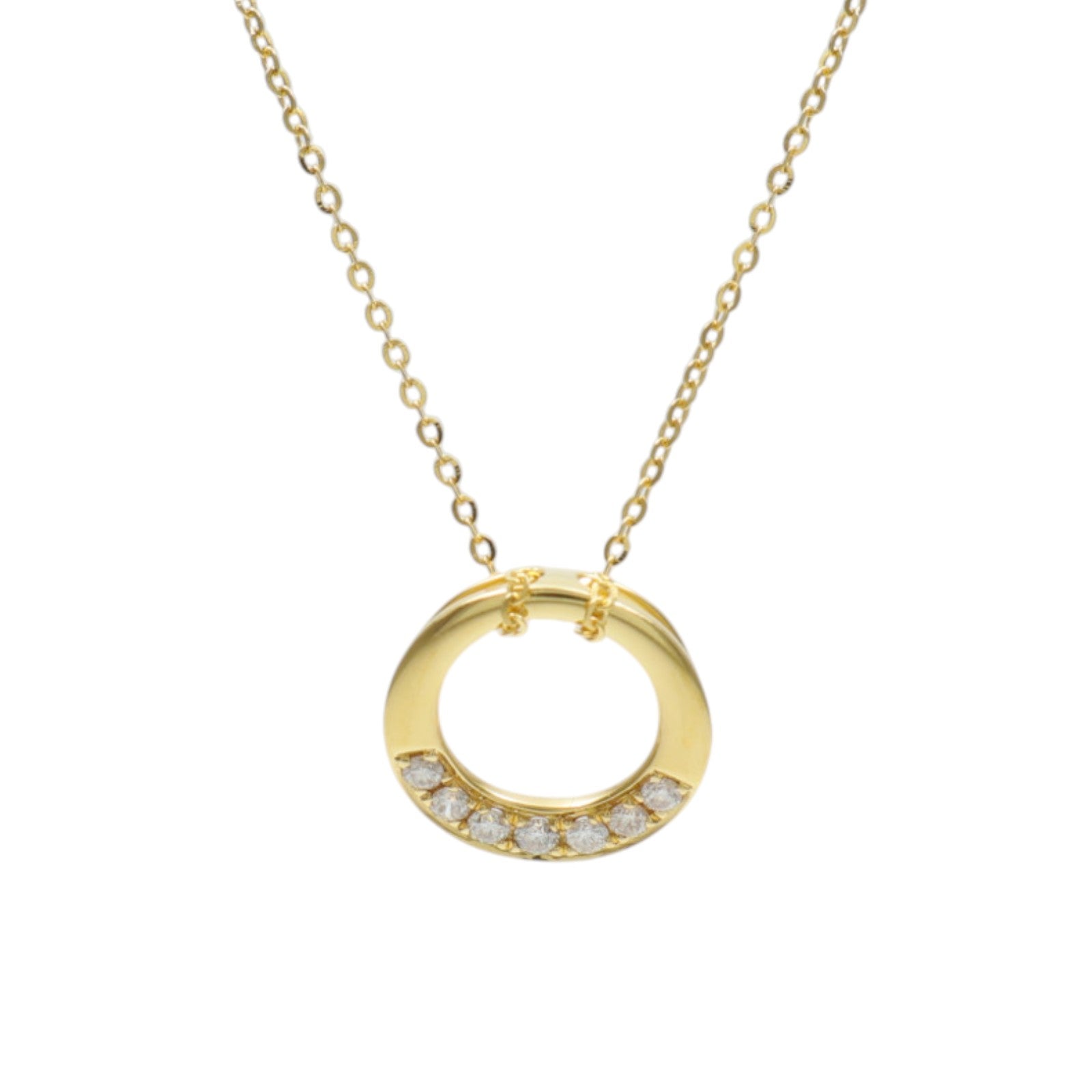 JEWELRY 18K黃金Diamond Necklace鑽石項鍊