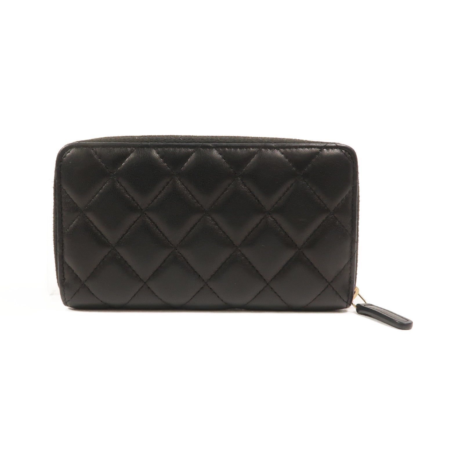 CHANEL 羊皮皮革Zipper Wallet長錢包