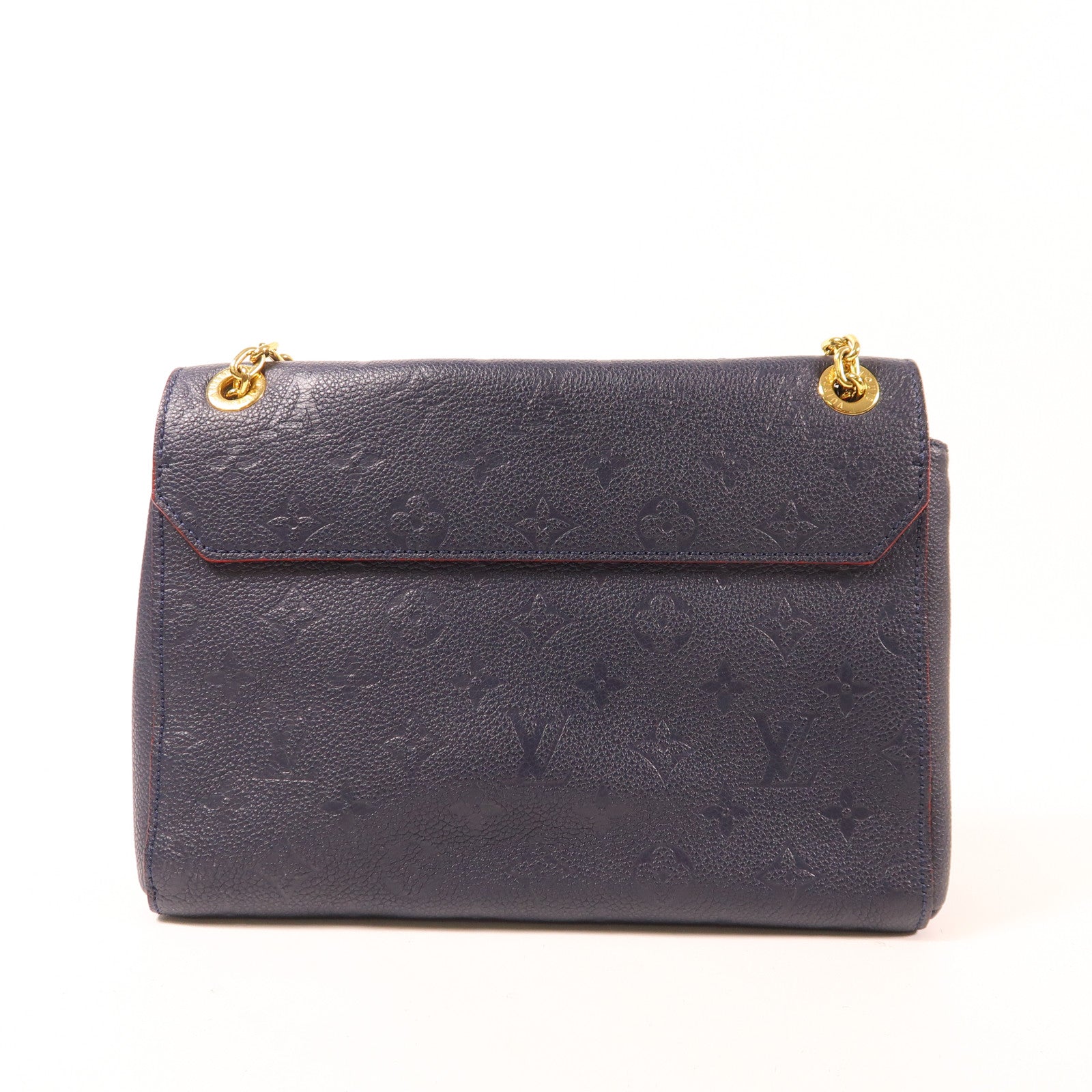 LOUIS VUITTON LV GHW Vavin PM Shoulder Bag M52271 Monogram Empreinte Navy