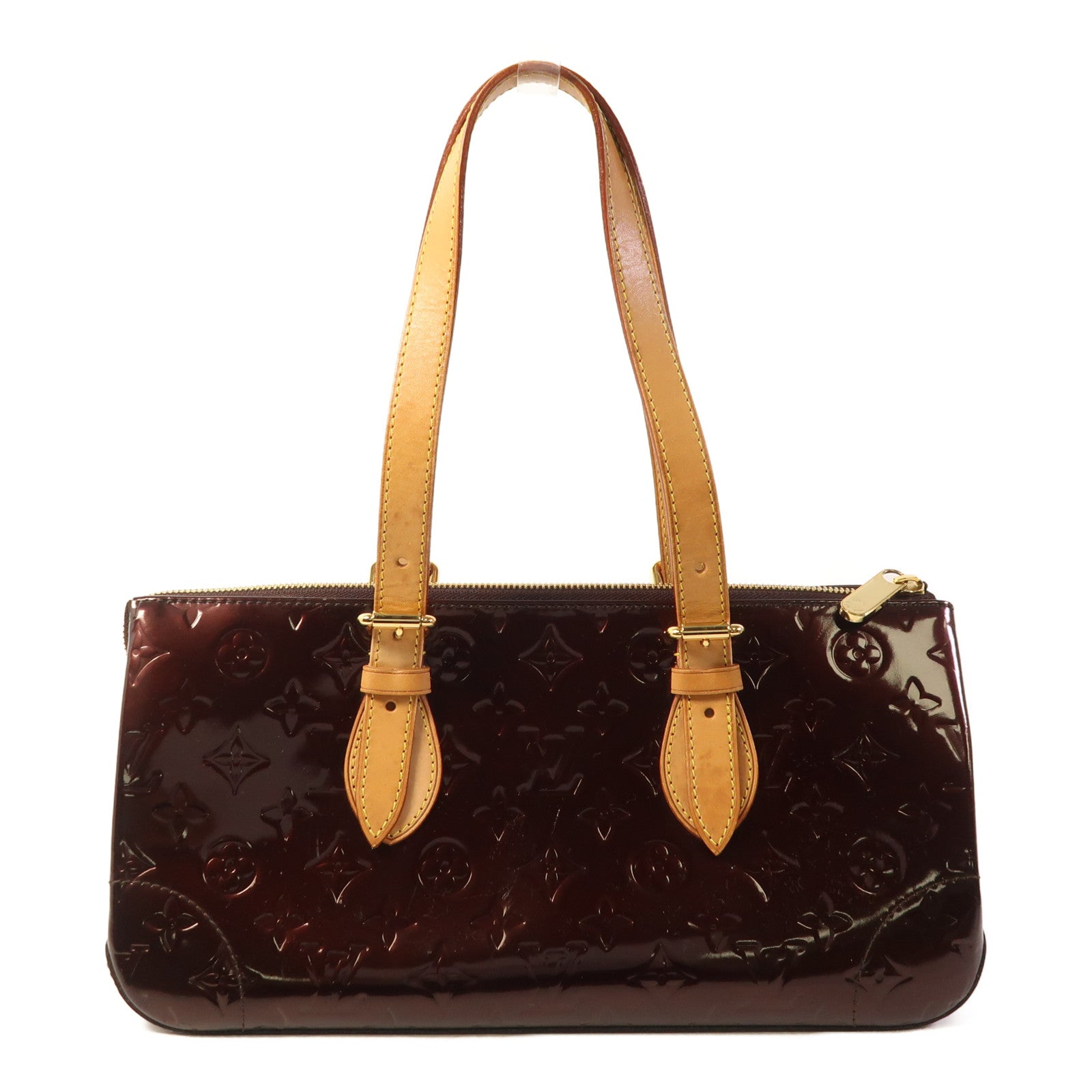 LOUIS VUITTON Vernis Rosewood Avenue金扣肩背袋