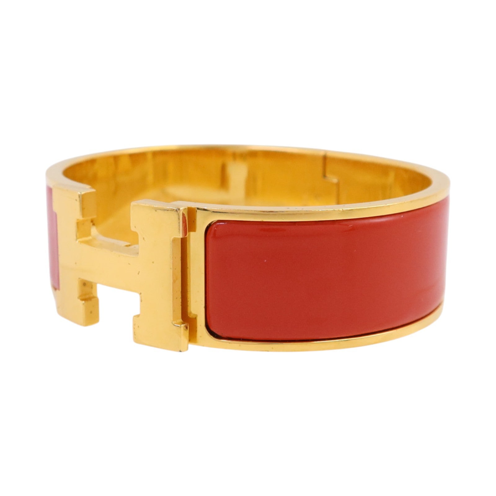 HERMES 【激減優惠】金屬/琺瑯Clic-Clac H Bracelet金扣手鏈