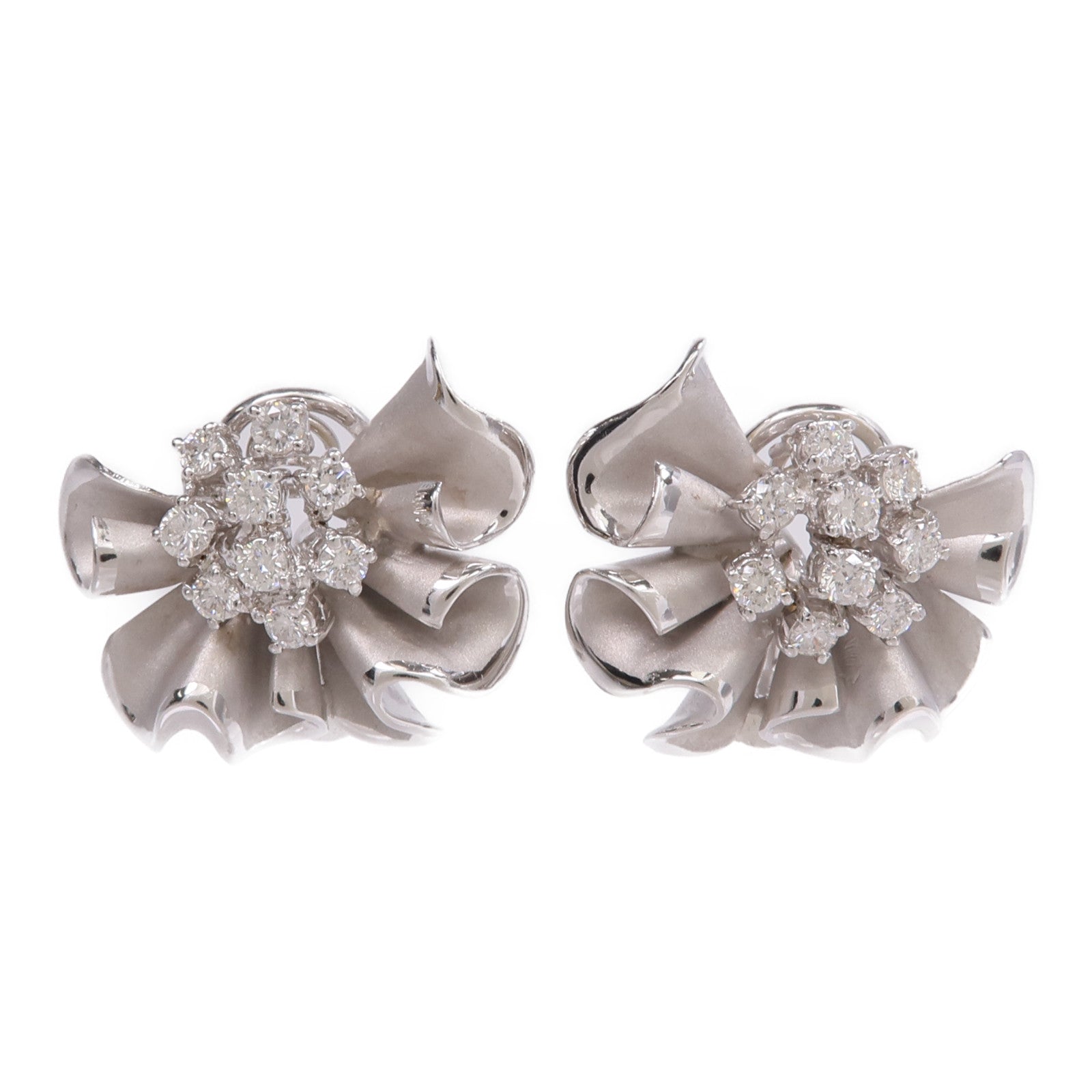 JEWELRY 18K白金Diamond Earrings鑽石耳環