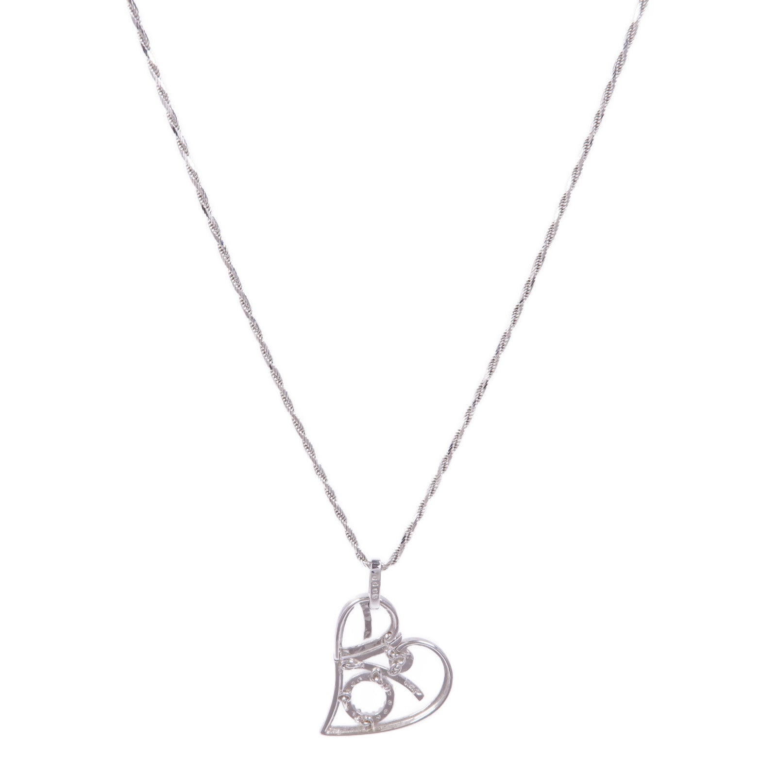 JEWELRY Diamond Necklace Accessories 18K White Gold