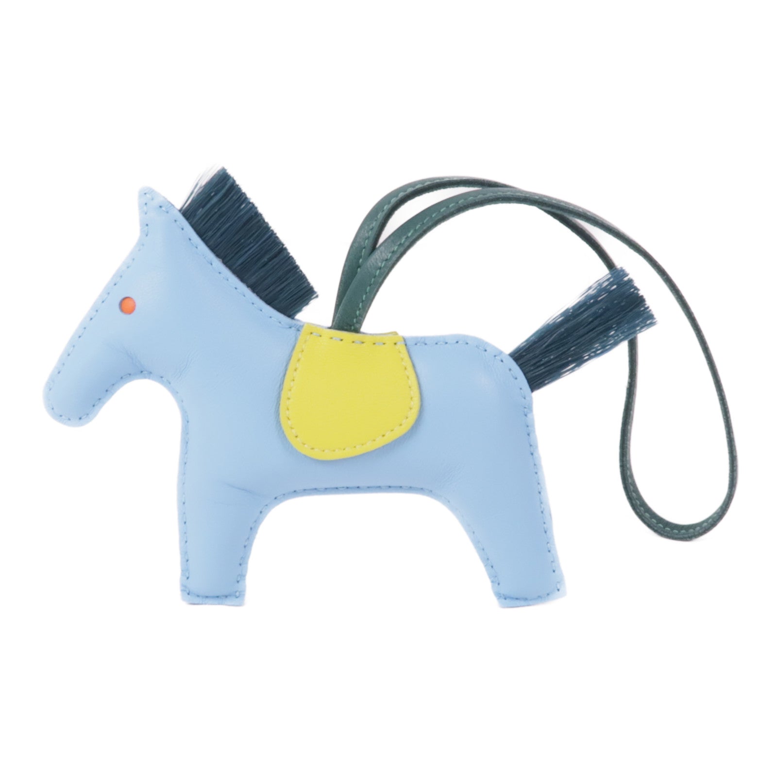 HERMES【激減優惠】 Milo皮革/Swift皮革/馬鬃毛Rodeo GM掛飾