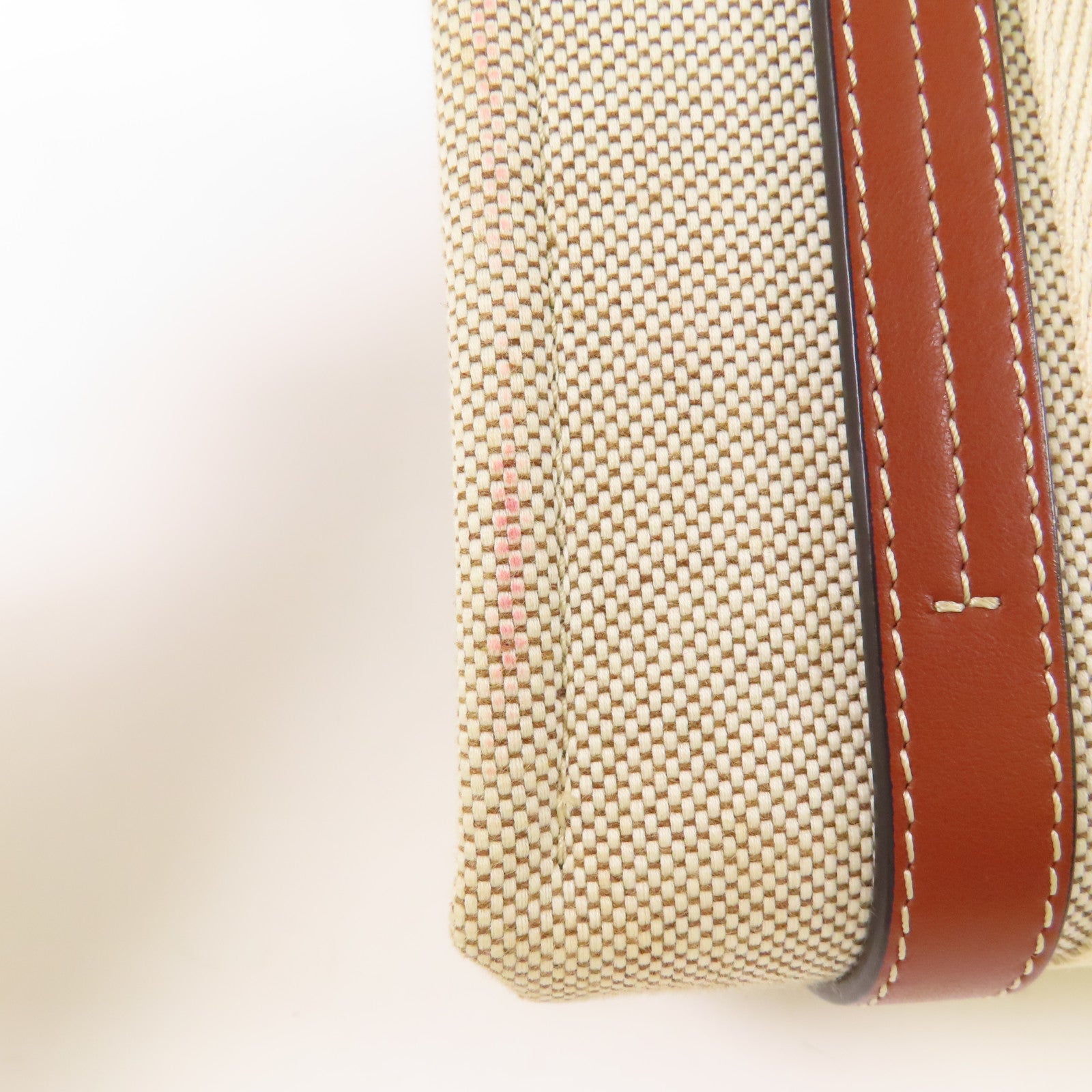 Chloe 帆布Mini Woody手挽袋