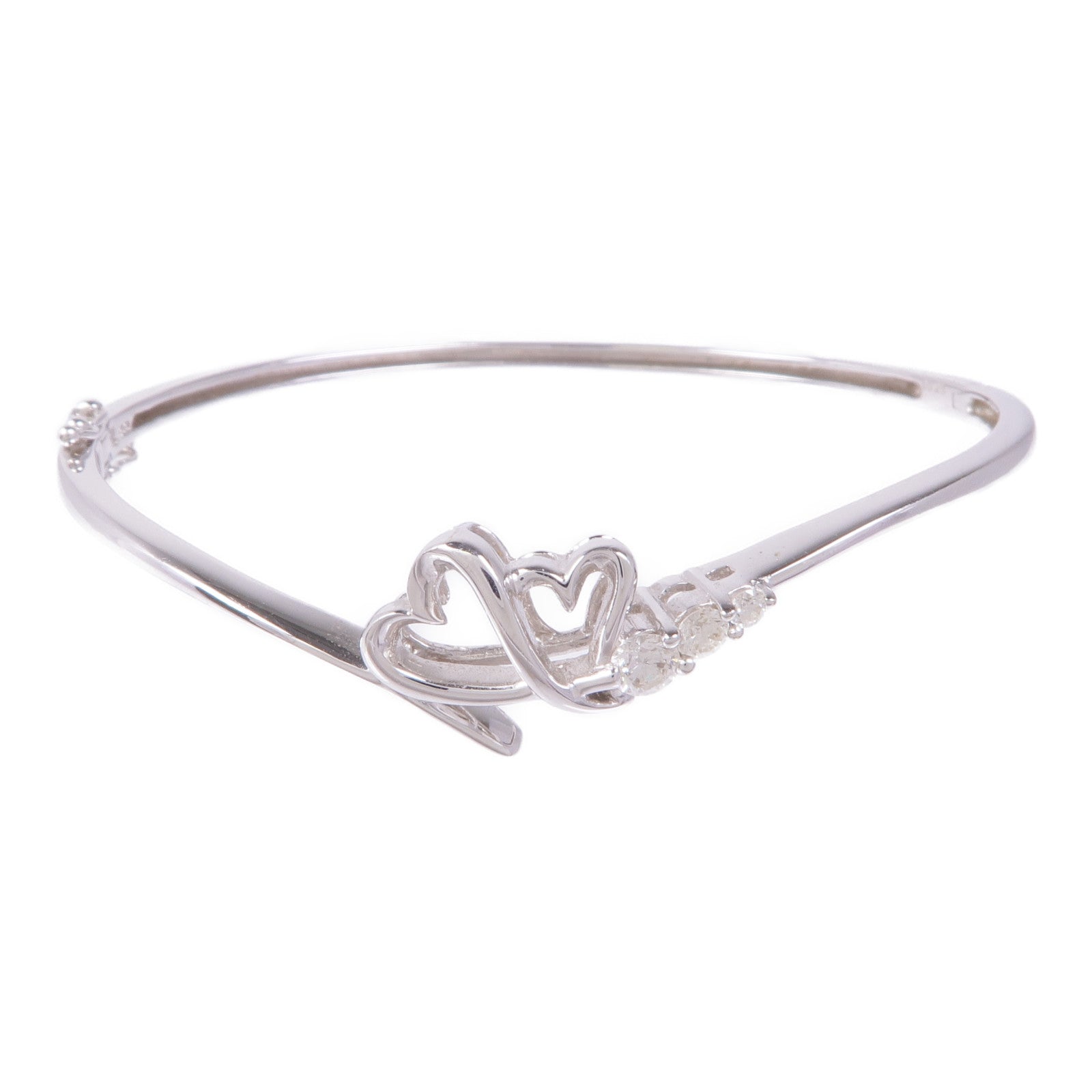 JEWELRY Diamond Bracelet Bangle Accessories 18K White Gold